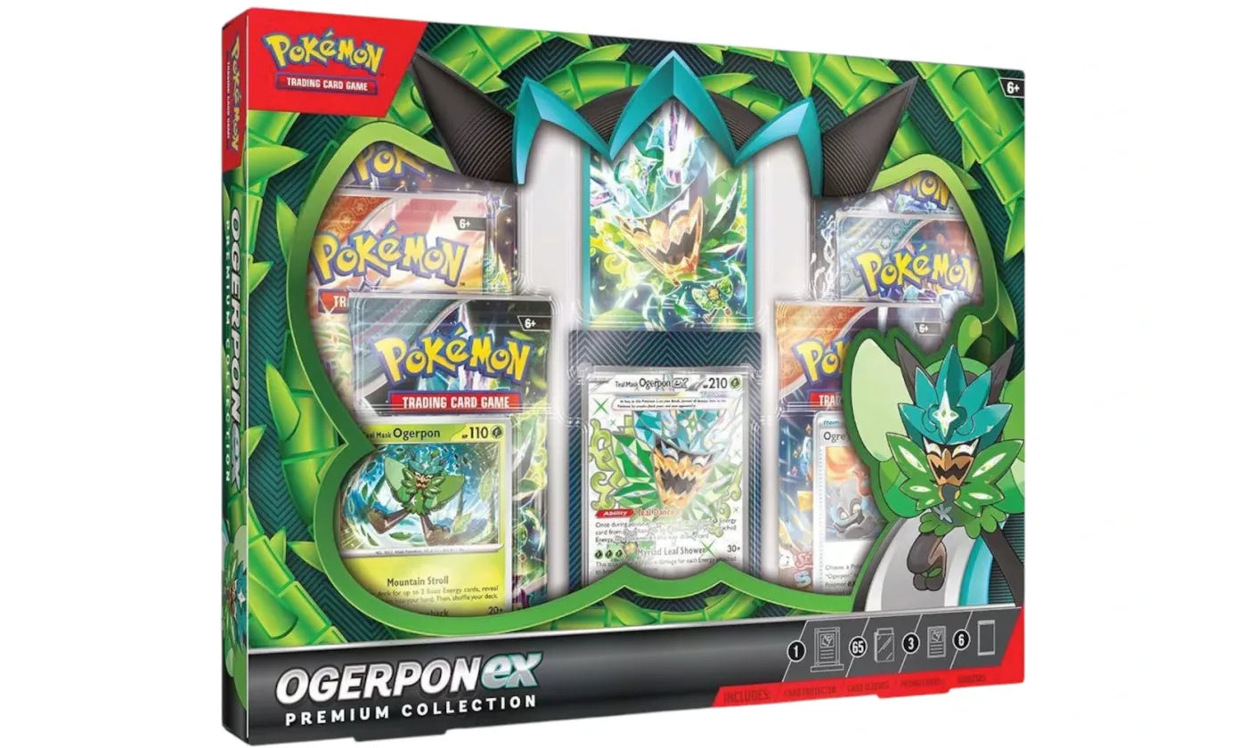 2024 POKEMON SCARLET & VIOLET OGERPON EX PREMIUM COLLECTION BOX (ITA