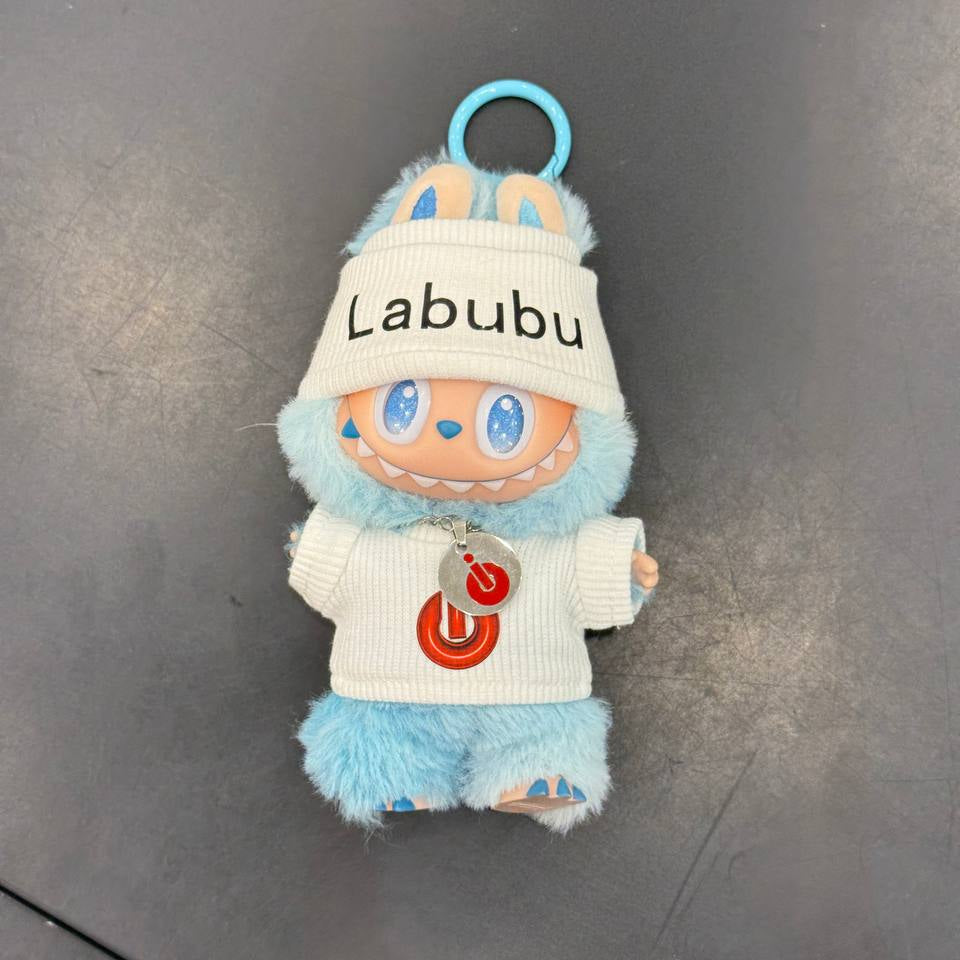 LABUBU SHOEBUYA SWEATER WHITE DRESS