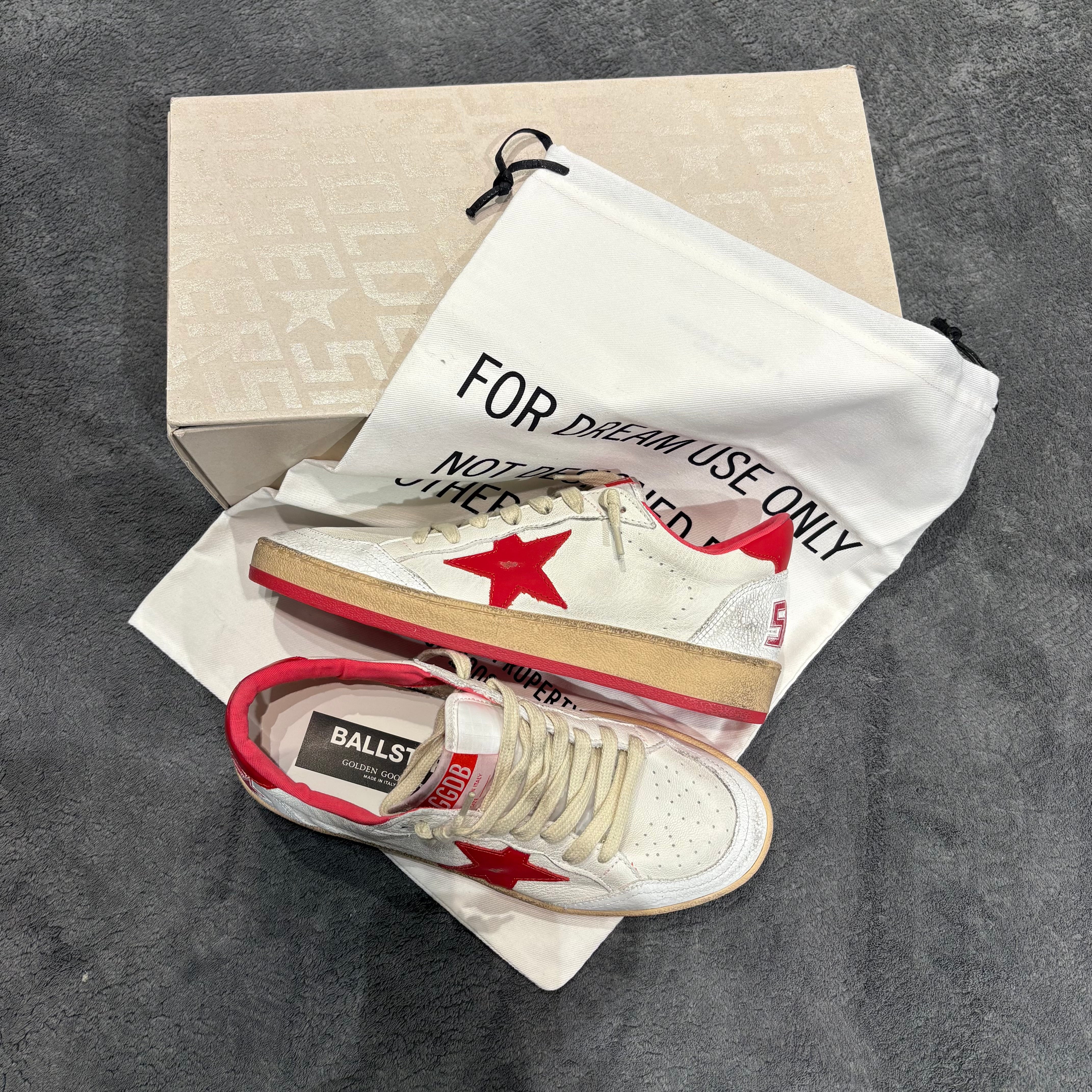 GOLDEN GOOSE BALLSTAR RED