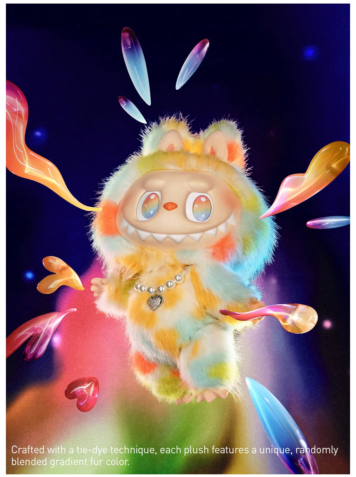 LABUBU THE MONSTERS BIG INTO ENERGY SRIES ROCK THE UNIVERSE VINYL PLUSH DOLL