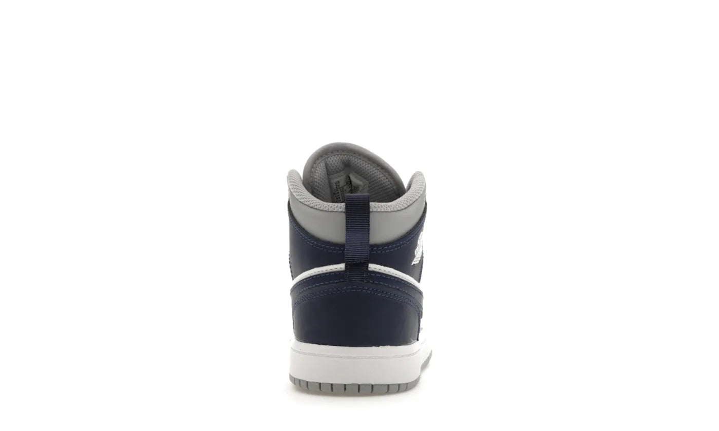AIR JORDAN 1 MID WOLF GREY MIDNIGHT NAVY BABY/INFANT