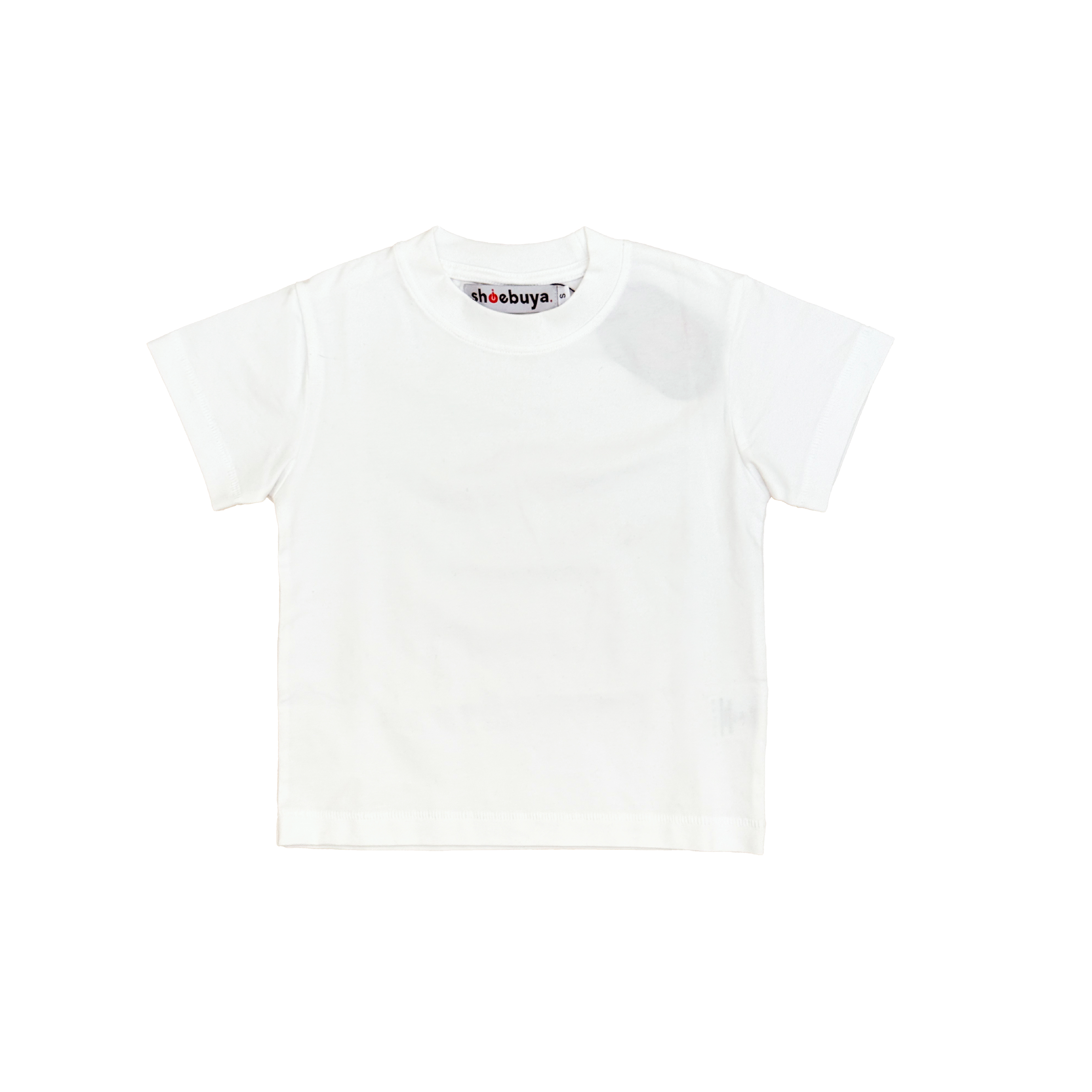 BABY WHITE CLASSIC TEE - Shoebuya Design