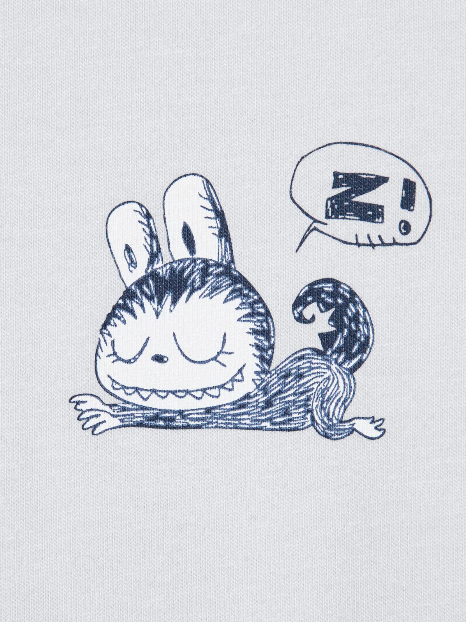 TEE UNIQLO X POP MART LABUBU GREY