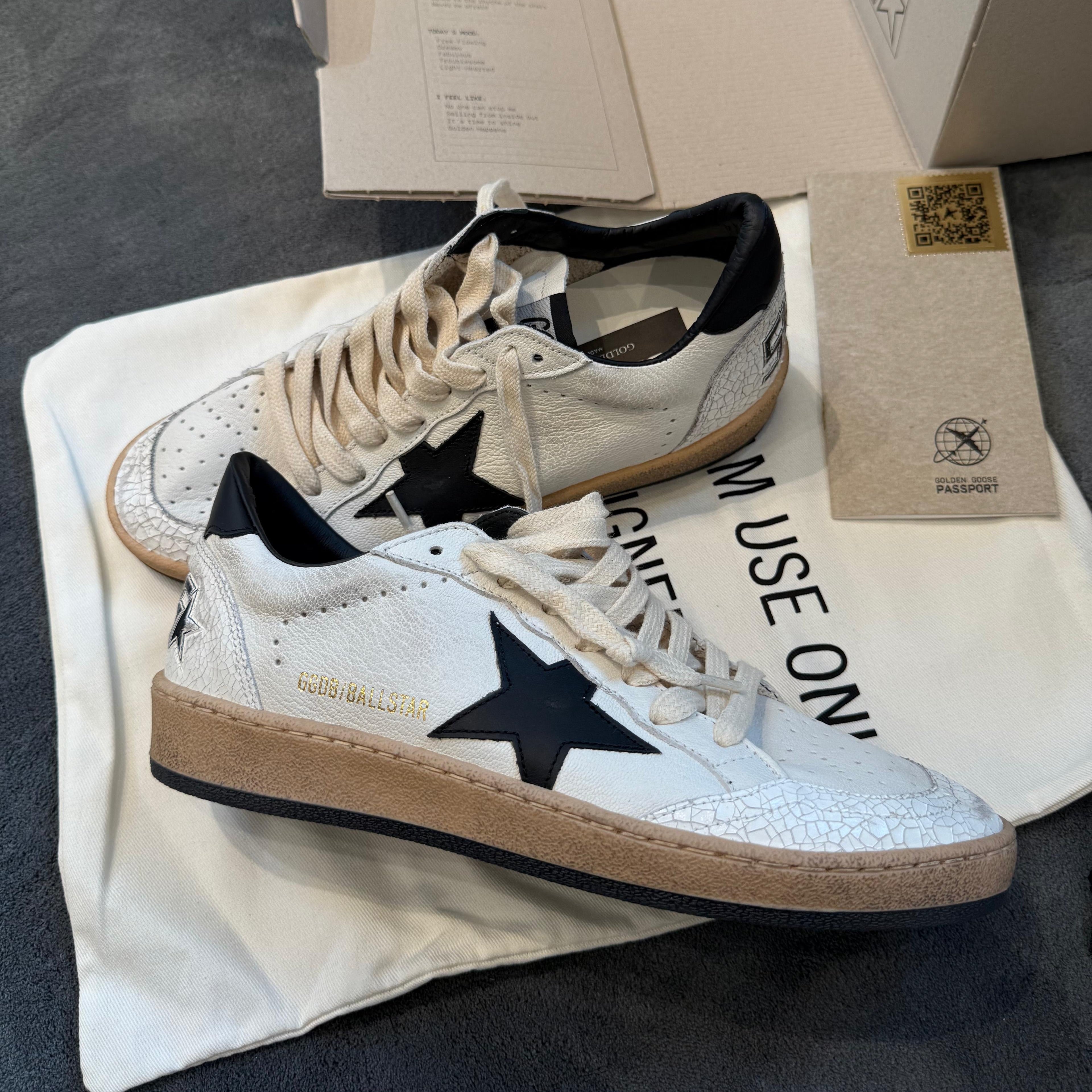 GOLDEN GOOSE BALLSTAR BLACK
