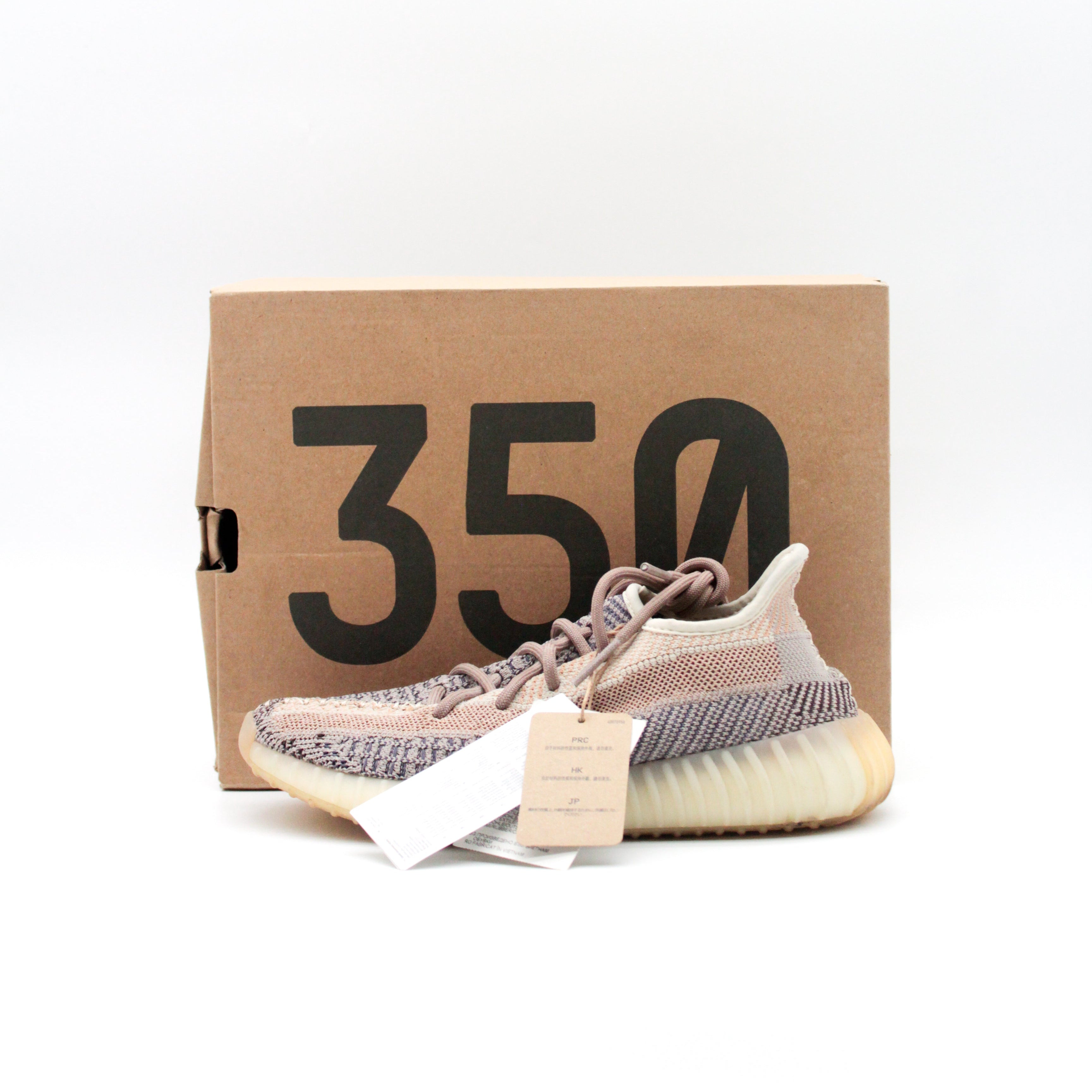 SECONDHAND -YEEZY BOOST 350 ASH PEARL Size 38 2/3