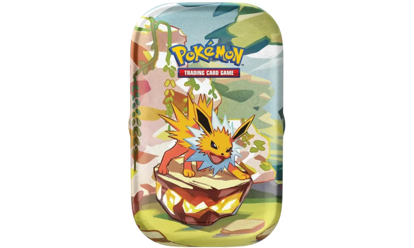 2025 POKEMON SCARLET VIOLET PRISMATIC EVOLUTIONS JOLTEON TIN