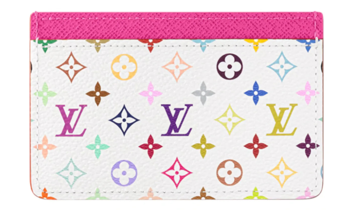 LOUIS VUITTON X TAKASHI MURAKAMI CARD HOLDER WHITE