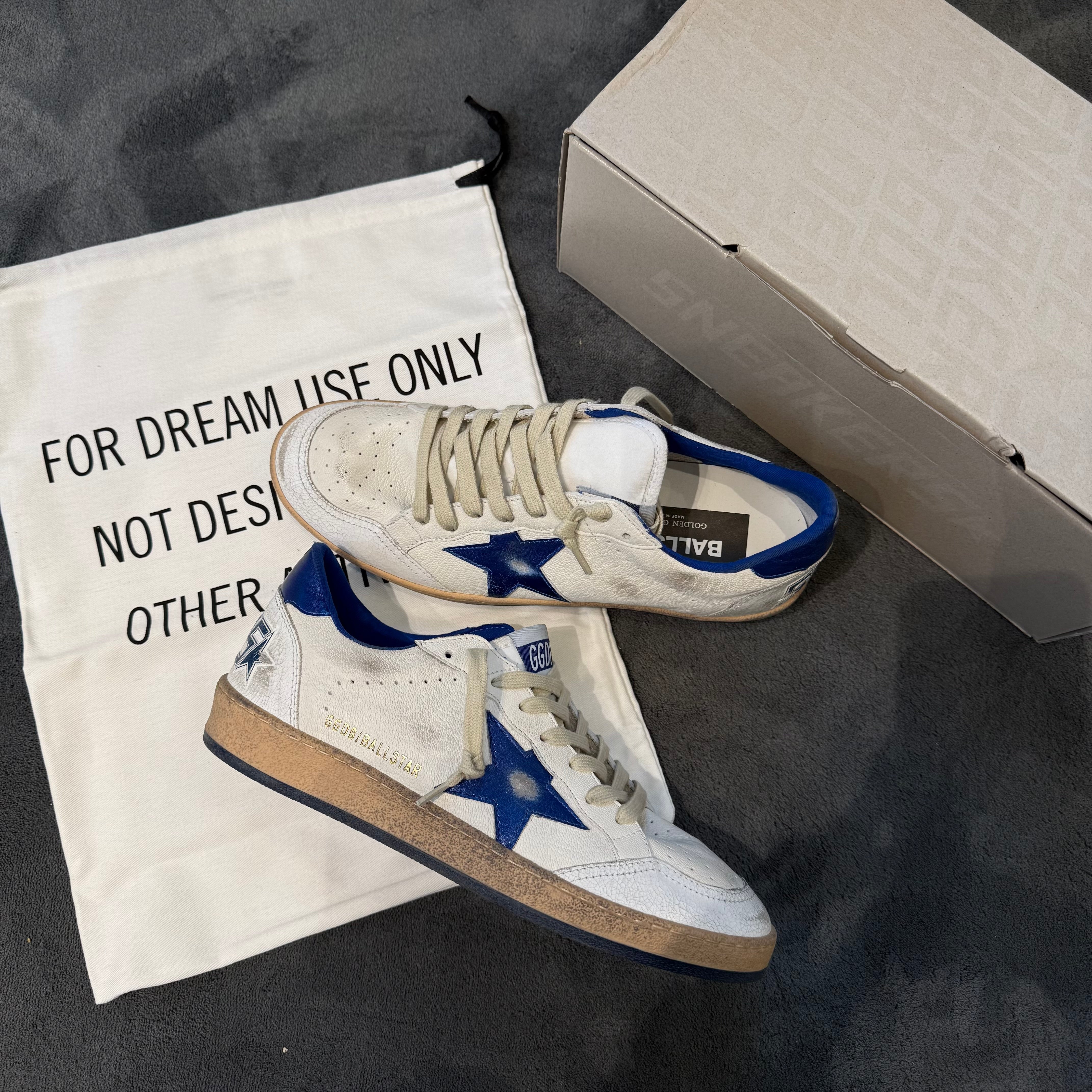 GOLDEN GOOSE BALLSTAR BLUE