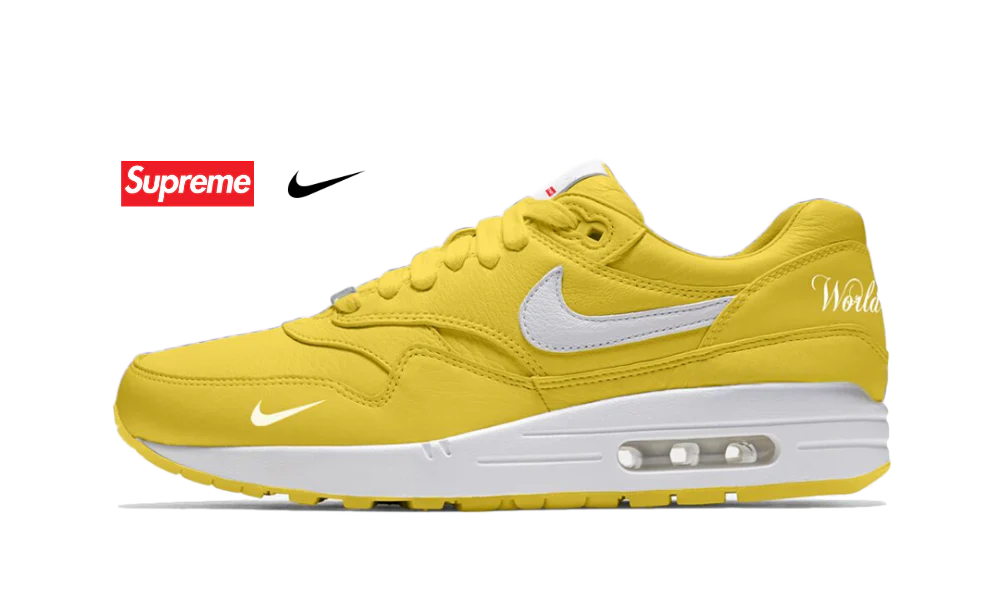 NIKE AIR MAX 1 '87 SP SUPREME SPEED YELLOW