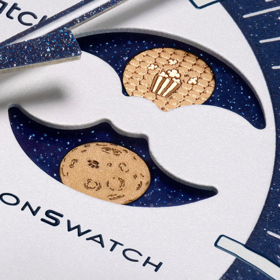 Swatch x Omega Bioceramic Moonswatch Mission To Earthphase Moonshine Gold 08/09/25