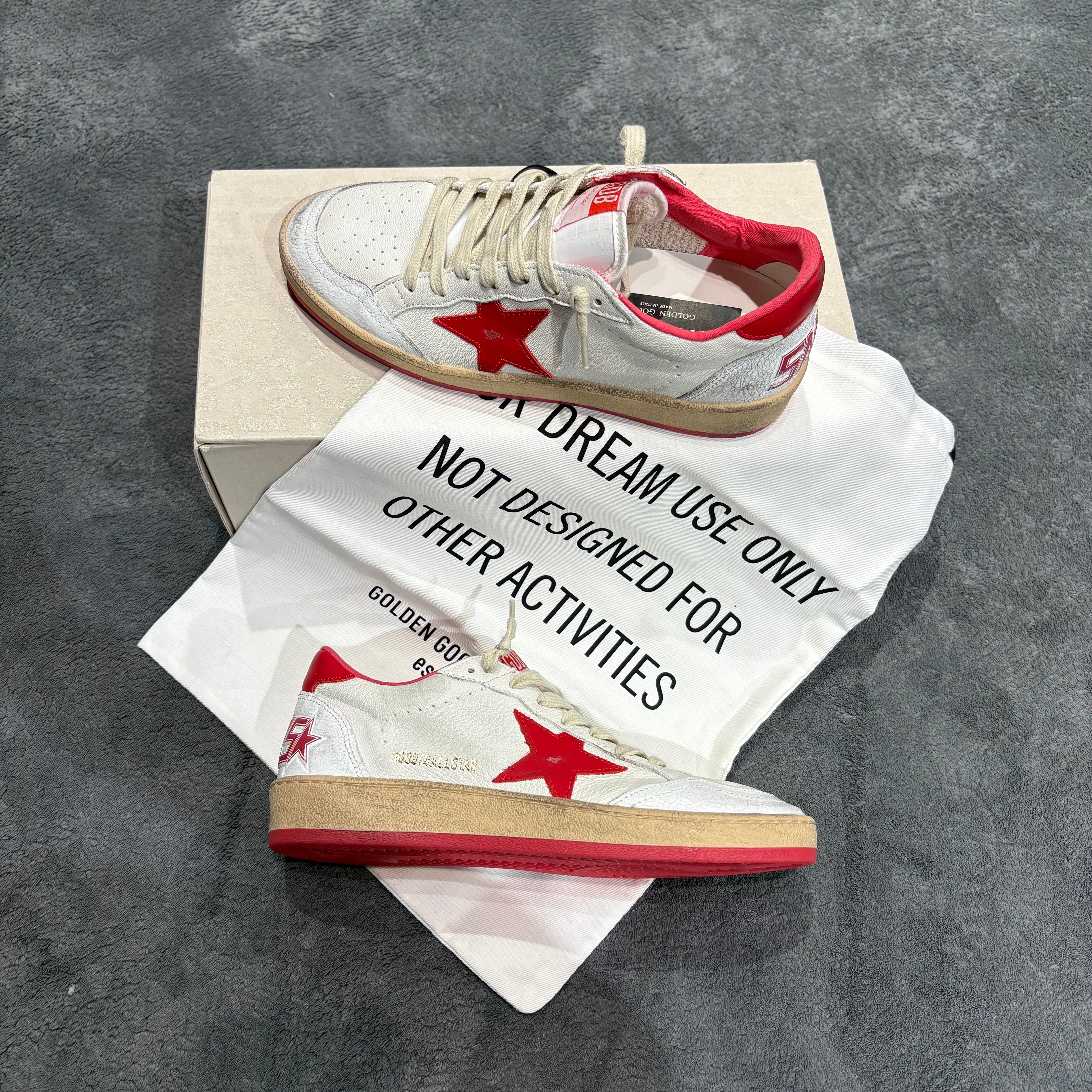 GOLDEN GOOSE BALLSTAR RED