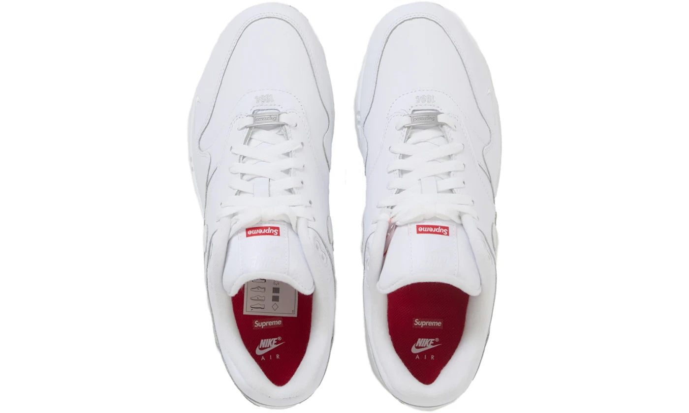NIKE AIR MAX 1 '87 SP SUPREME TRIPLE WHITE