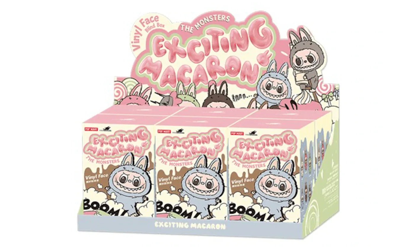 LABUBU THE MONSTERS TASTY MACARONS VINYL FACE BLIND