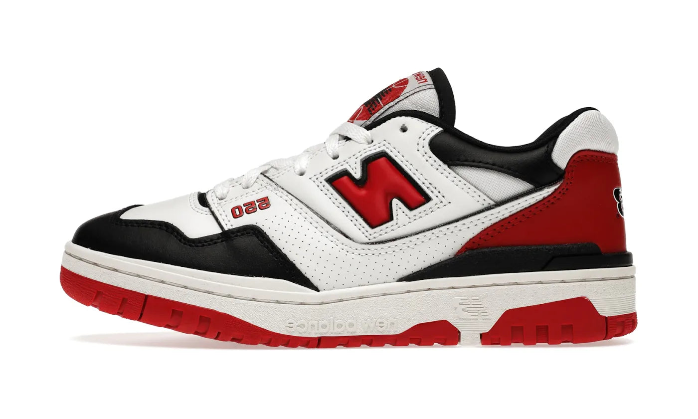 NEW BALANCE 550 WHITE RED BLACK