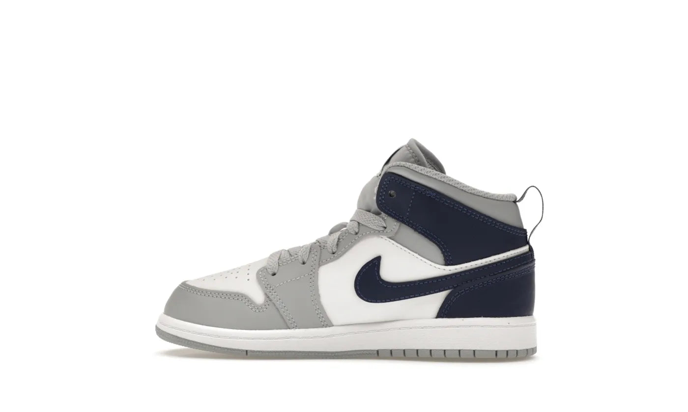 AIR JORDAN 1 MID WOLF GREY MIDNIGHT NAVY BABY/INFANT