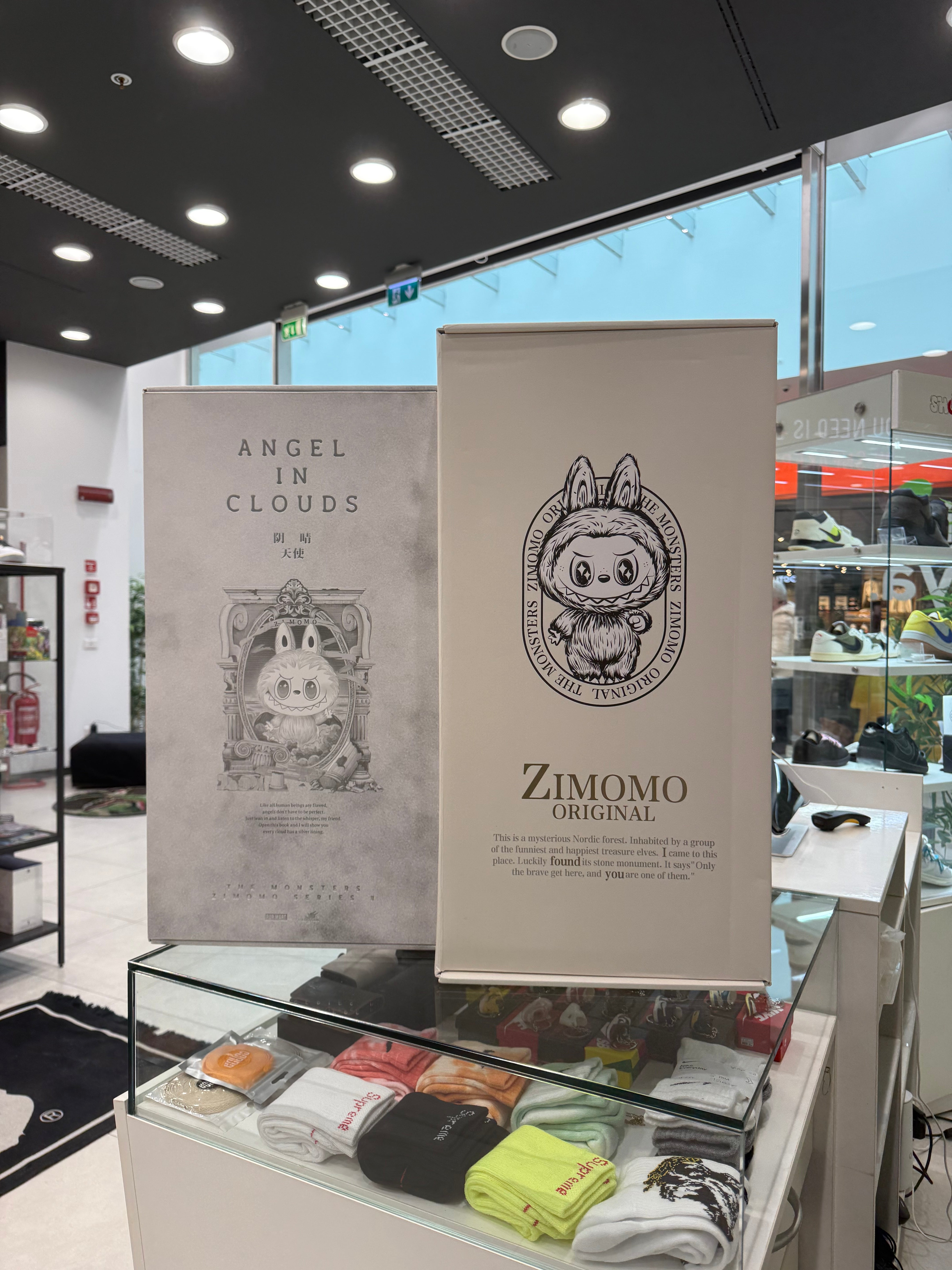 LABUBU THE MONSTERS ZIMOMO ANGEL IN CLOUDS FIGURE