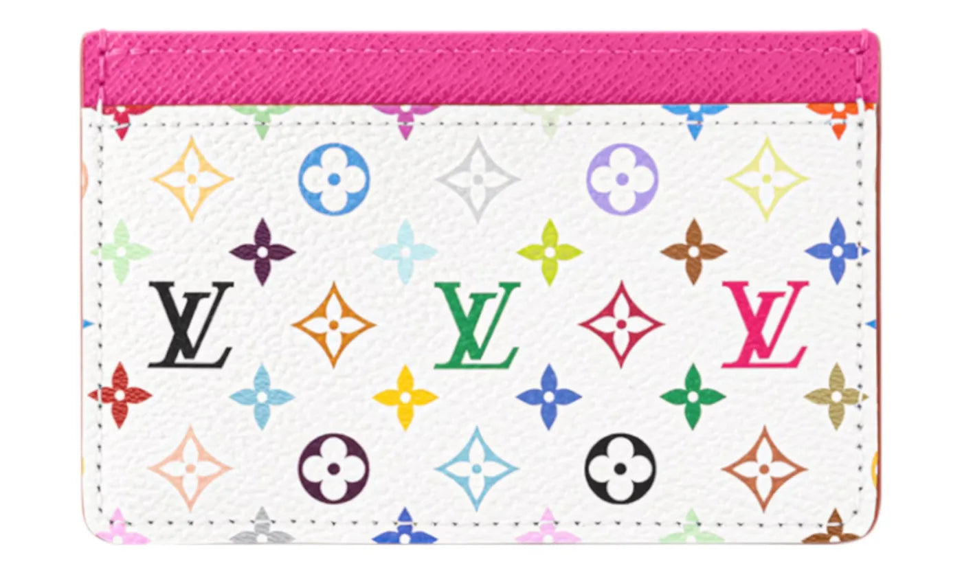 LOUIS VUITTON X TAKASHI MURAKAMI CARD HOLDER WHITE