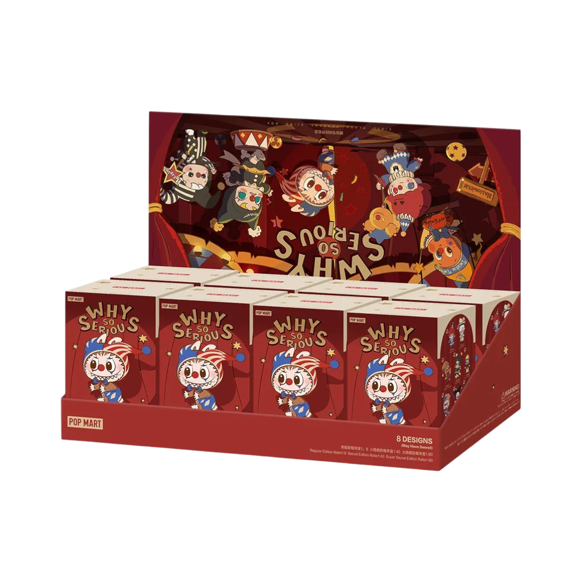 LABUBU THE MONSTERS WHY SO SERIOUS VINYL PLUSH