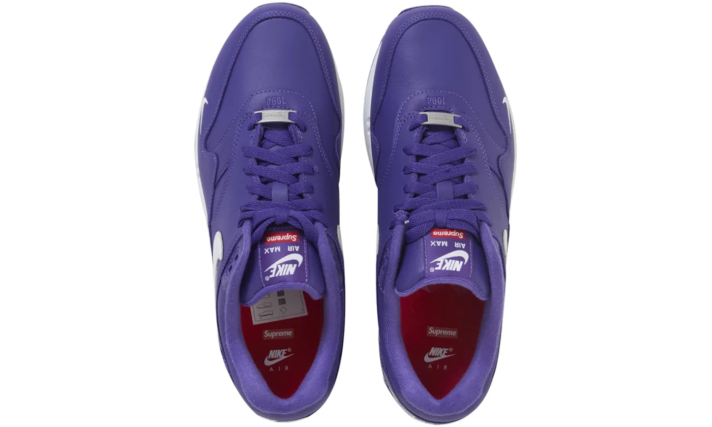 NIKE AIR MAX 1 '87 SP SUPREME VARSITY PURPLE