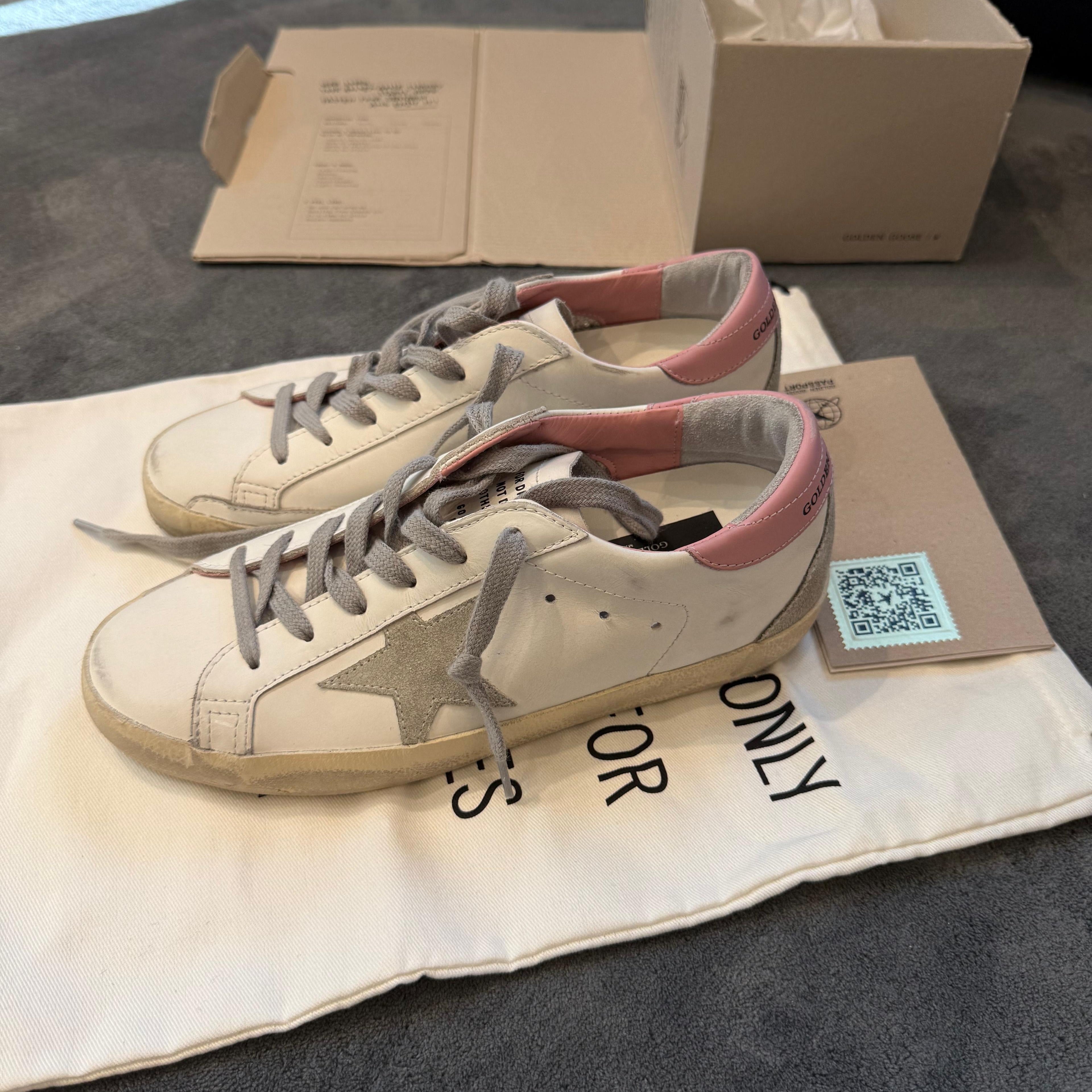 GOLDEN GOOSE SUPER STAR TAB PINK