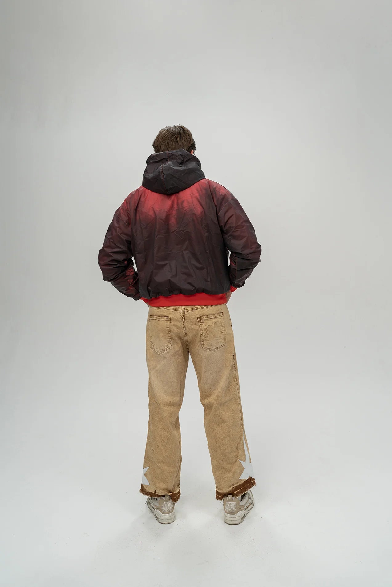 HEAT REACTIVE REVERSIBLE HOODIE RED - ALESSIO GIFFI