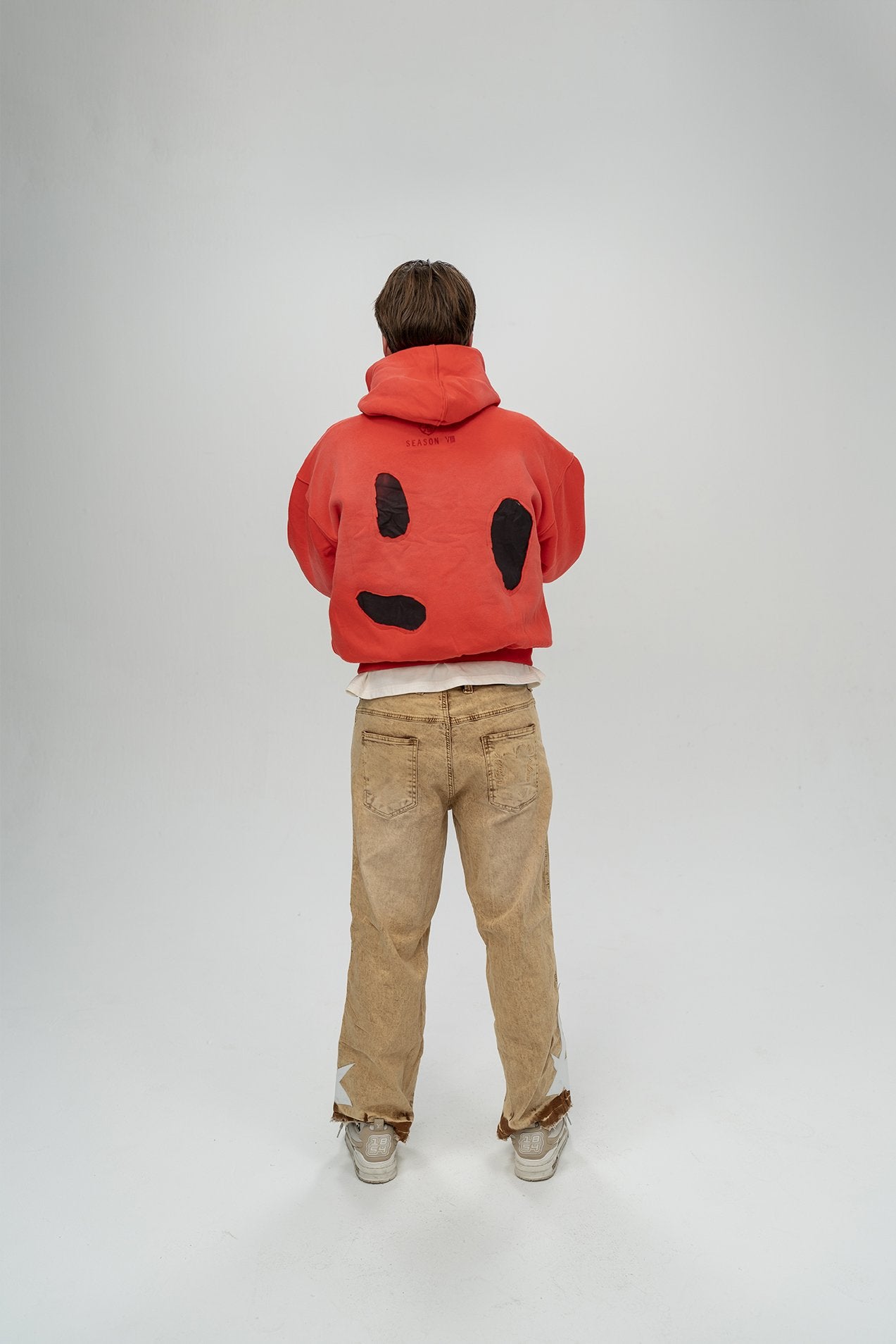 HEAT REACTIVE REVERSIBLE HOODIE RED - ALESSIO GIFFI