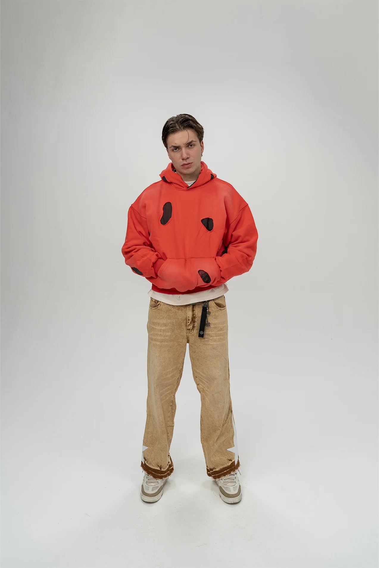 HEAT REACTIVE REVERSIBLE HOODIE RED - ALESSIO GIFFI