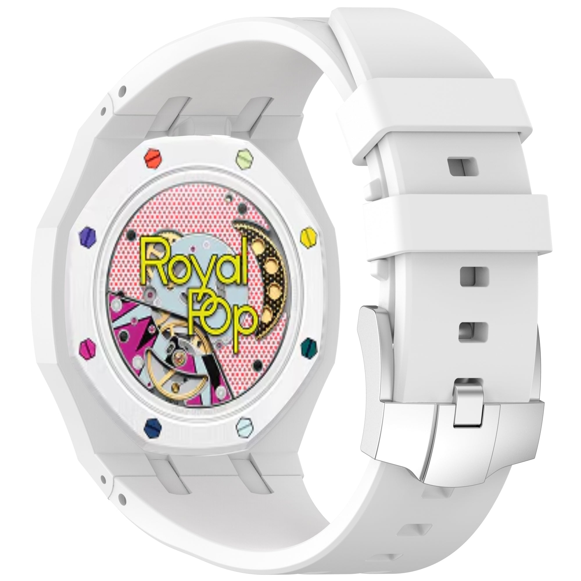 AP SWATCH ROYAL POP SILICONE STRAP