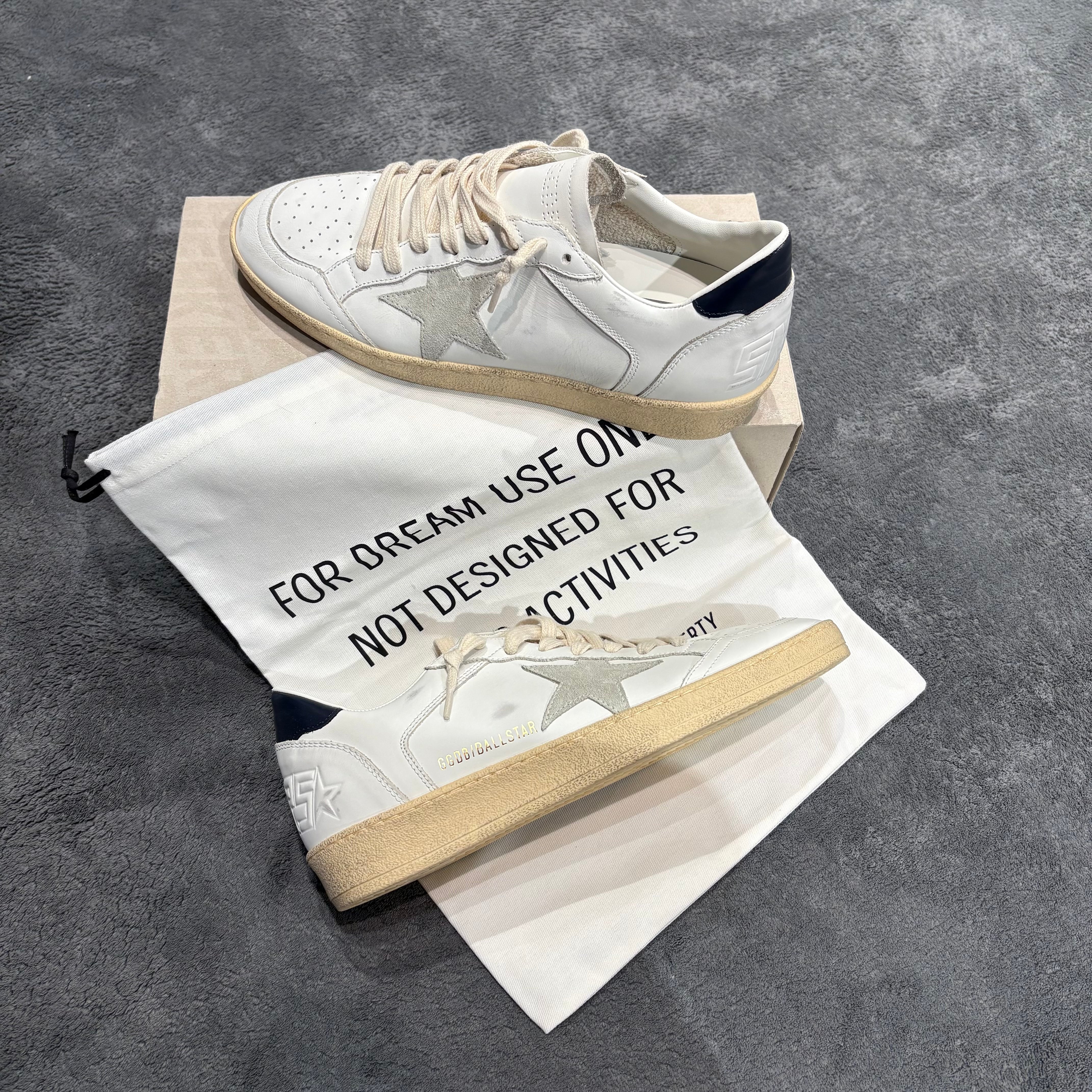 GOLDEN GOOSE BALLSTAR STELLA SUEDE & TACCO BLACK