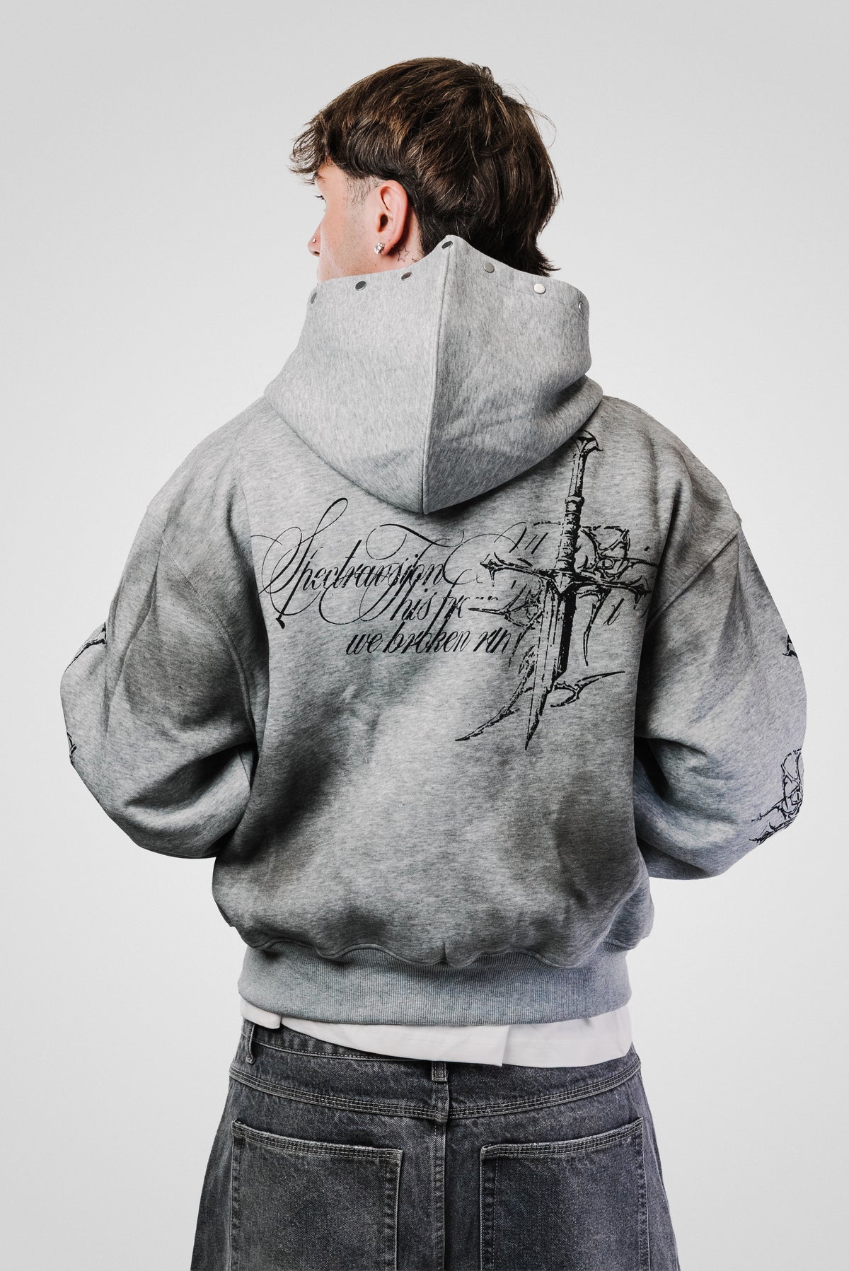 SPECTRE GREY HOODIE - Shoebuya Design