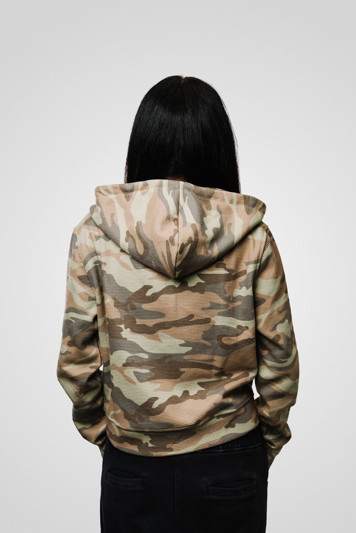 NAPOLEON CAMO WAFFLE HOODIE - Shoebuya Design