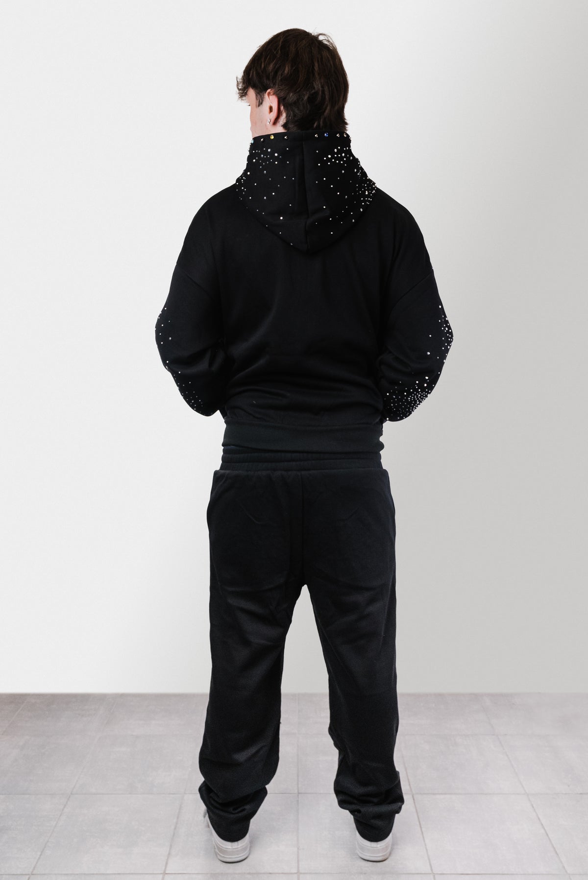 WAY GLITTER BLACK TRACKSUIT - Replacement Brand