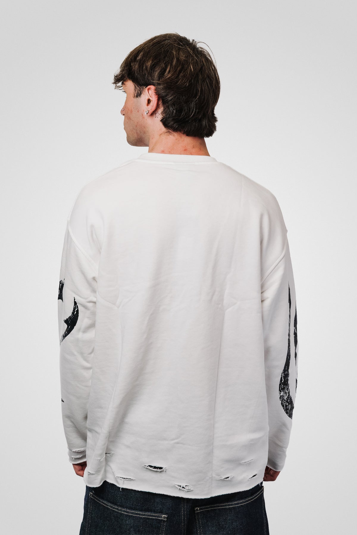 MAISON ART WHITE LONGSLEEVE - Riches Paris