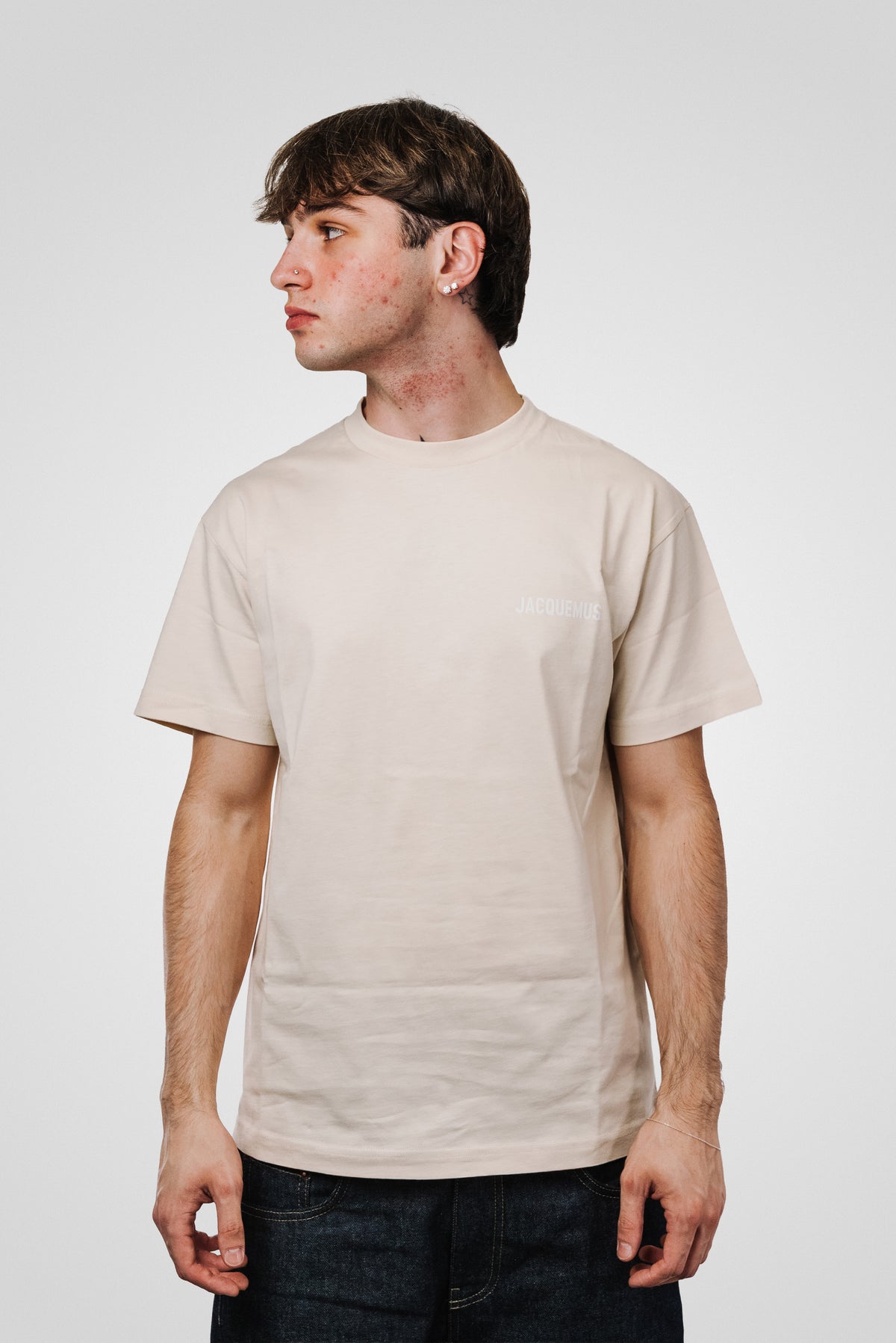 TEE BEIGE LOGO - Jacquemus