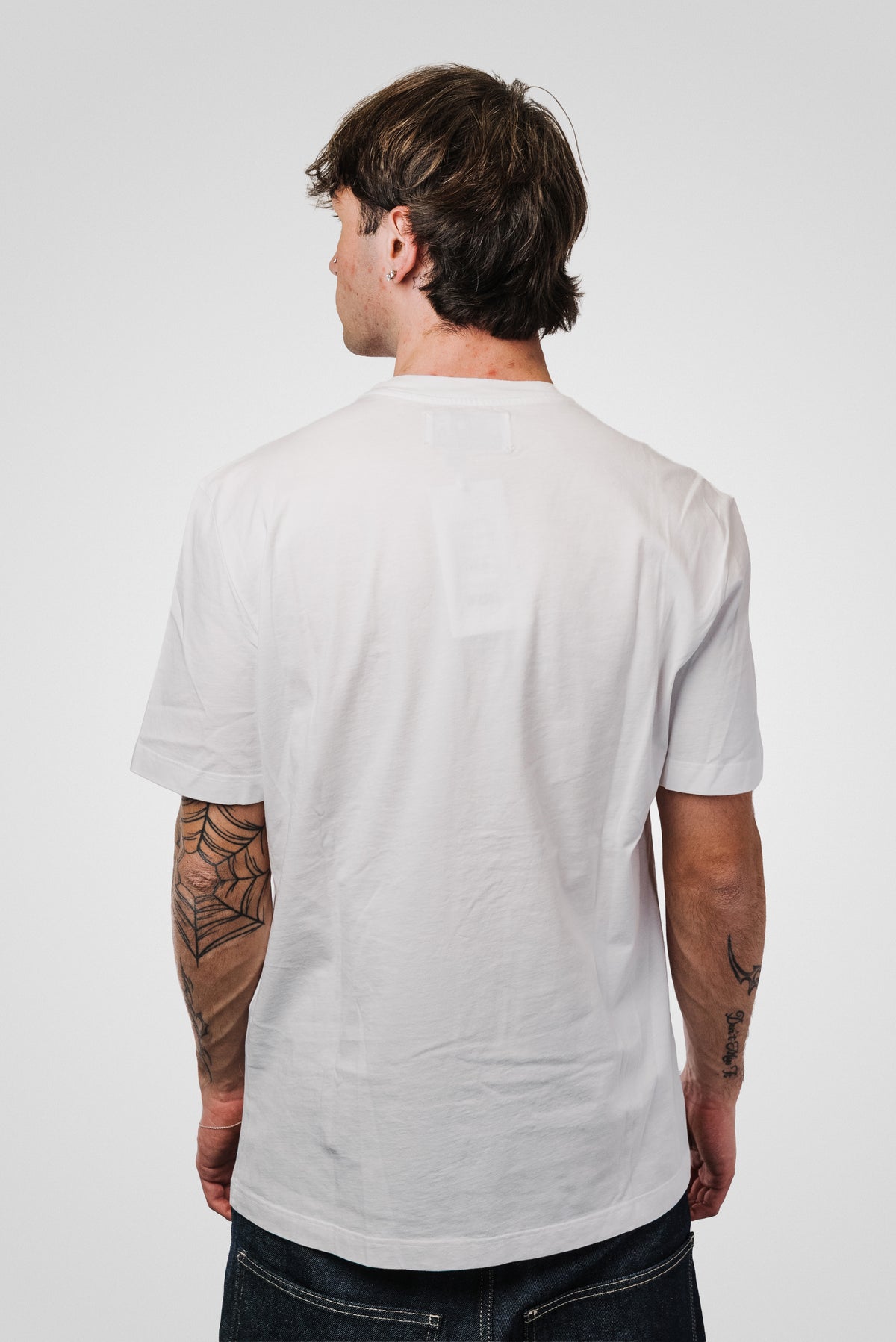 GOLDEN GOOSE STAR ICON LOGO WHITE TEE