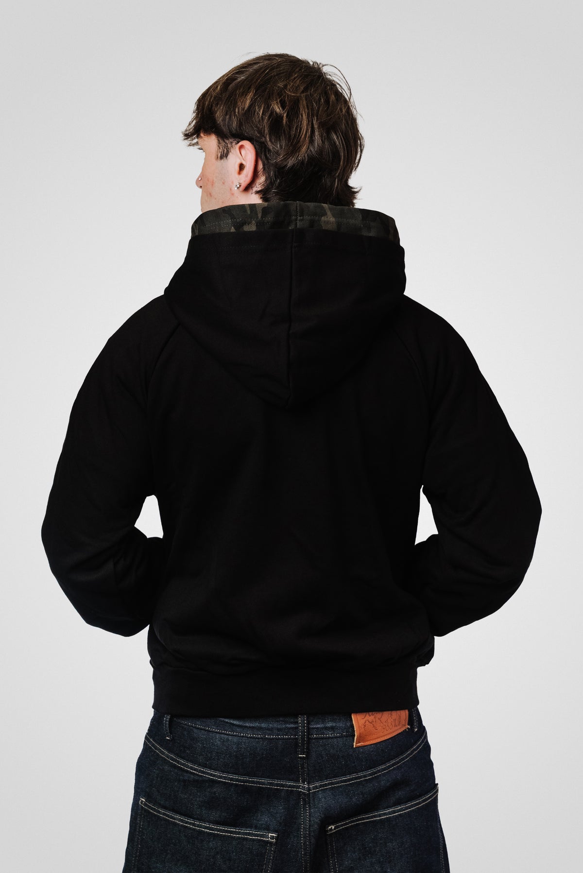 FULL SWAG BLACK ZIP HOODIE - Shoebuya Design