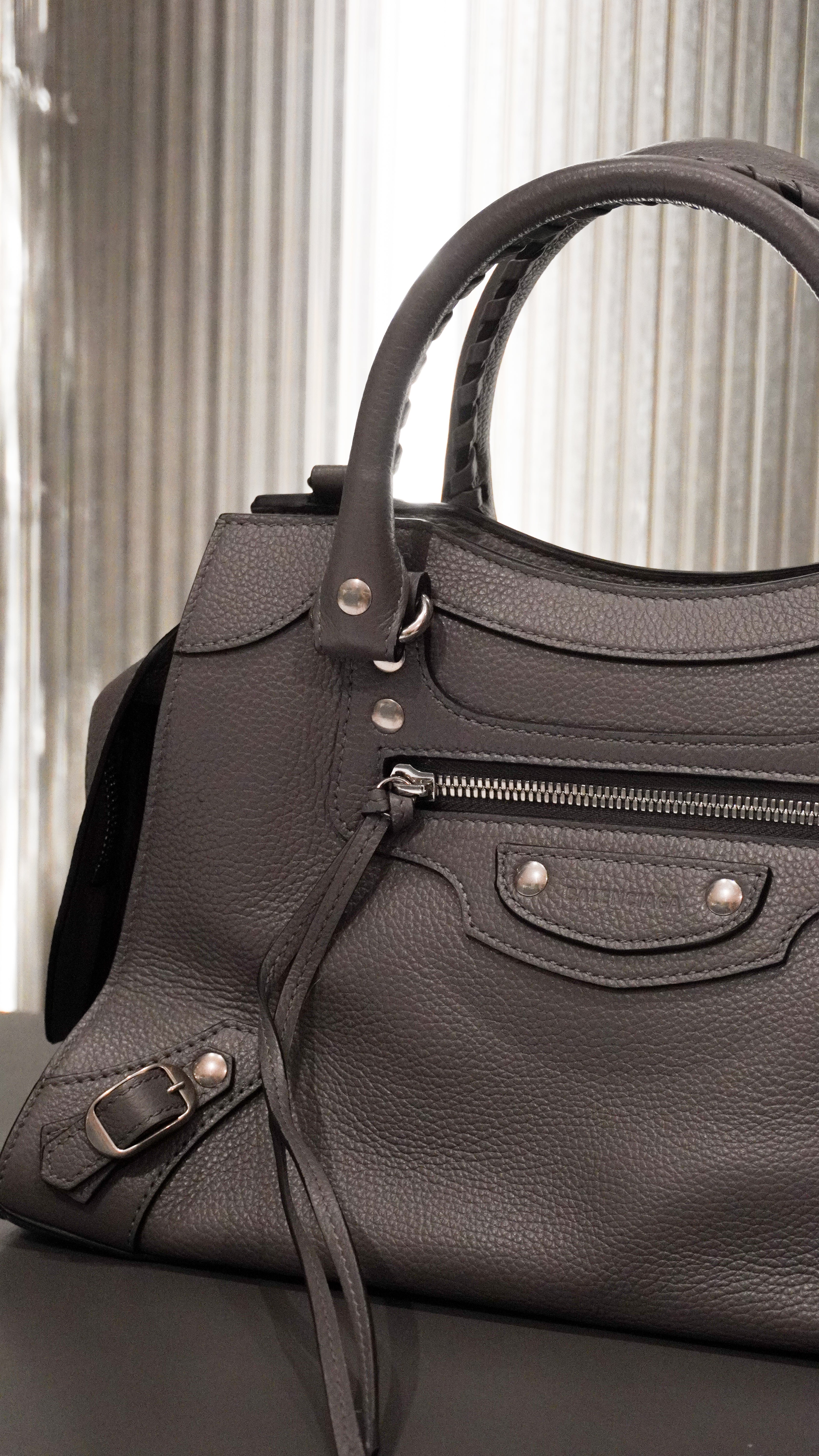 BALENCIAGA BORSA LE CITY NEO CLASSIC GREY