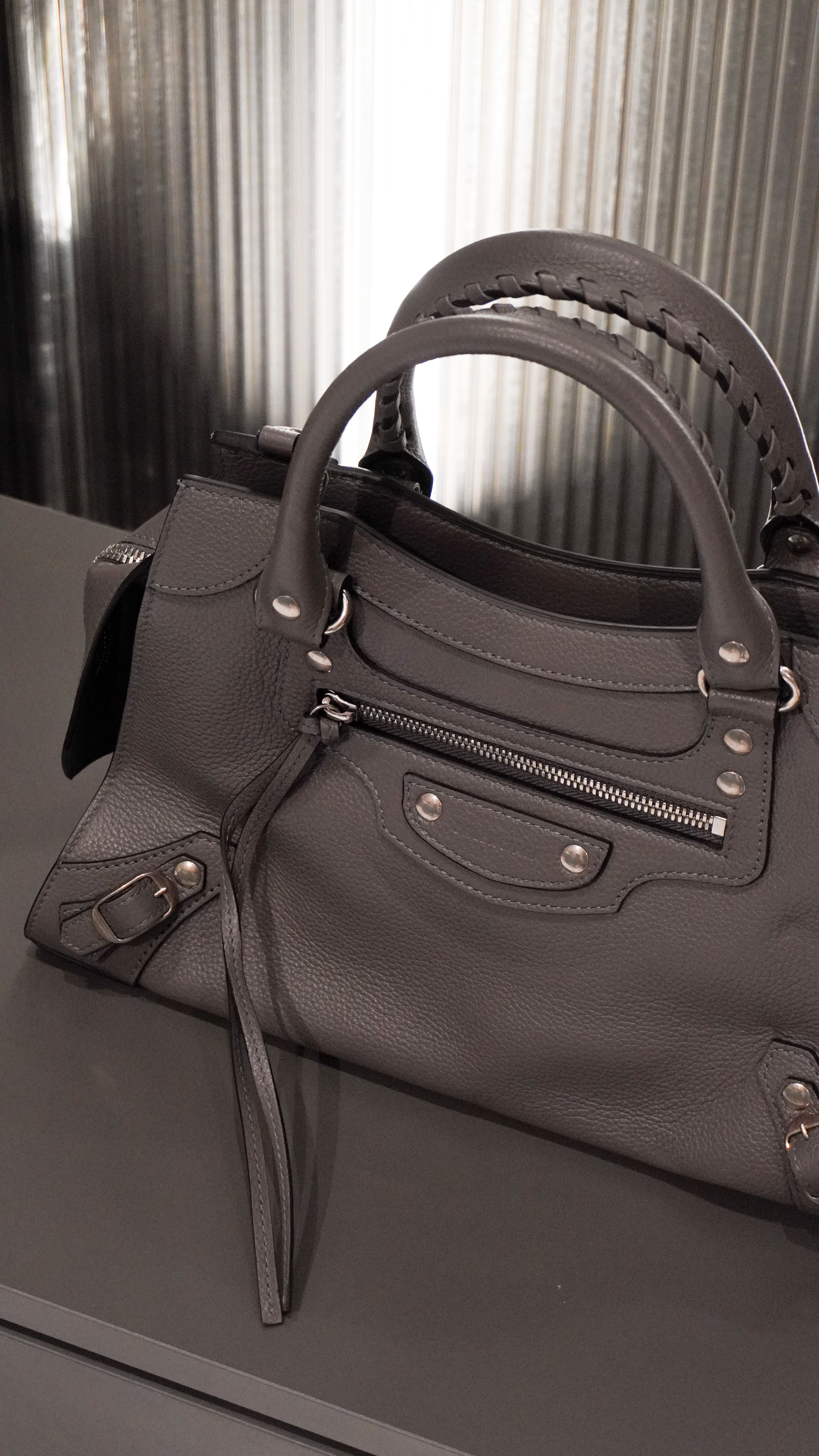 BALENCIAGA BORSA LE CITY NEO CLASSIC GREY