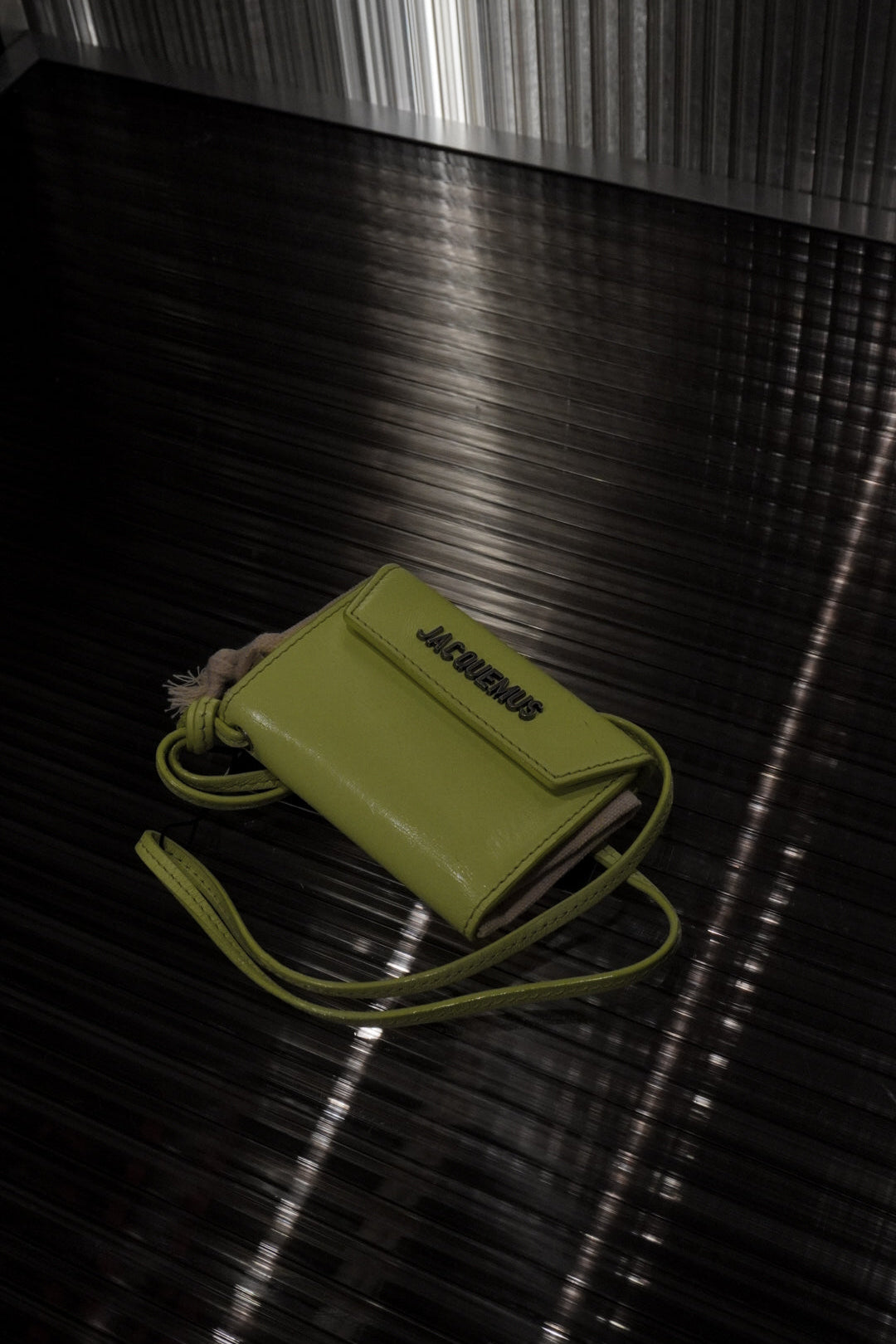 JACQUEMUS CARDHOLDER YELLOW