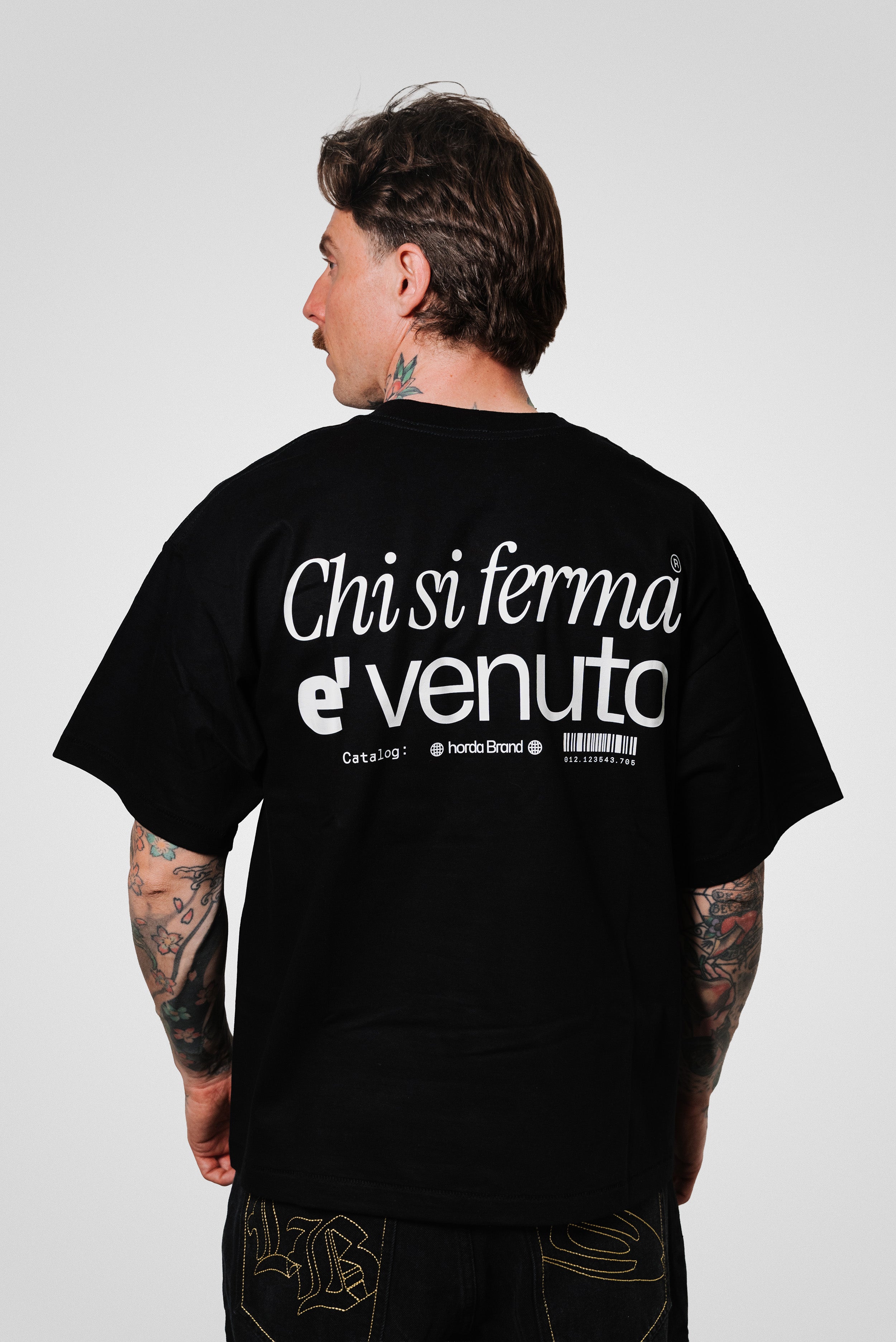 VENUTO TEE BLACK - Horda Brand