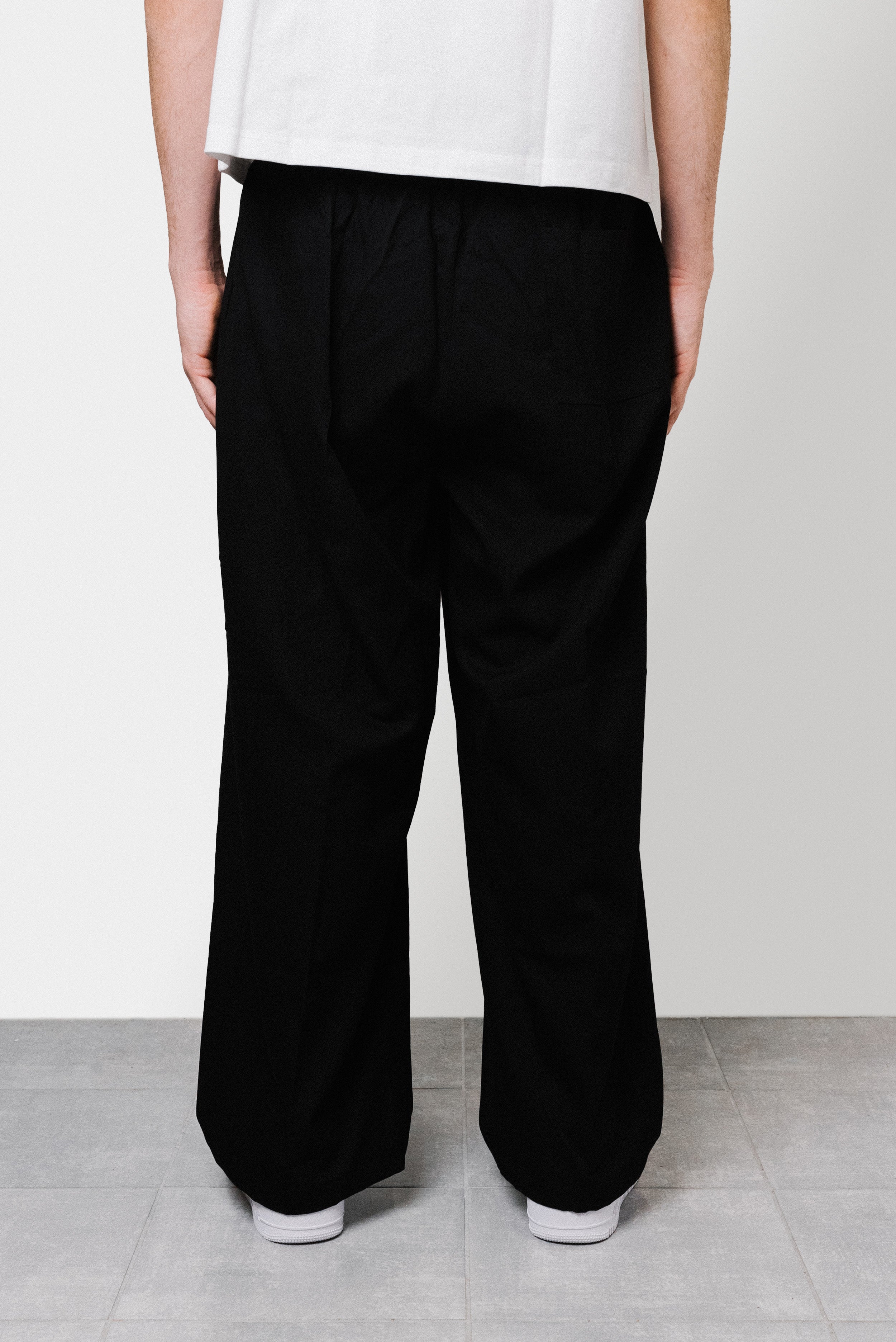 BAGGY RELAXED BLACK LONG PANTS - Replacement Brand