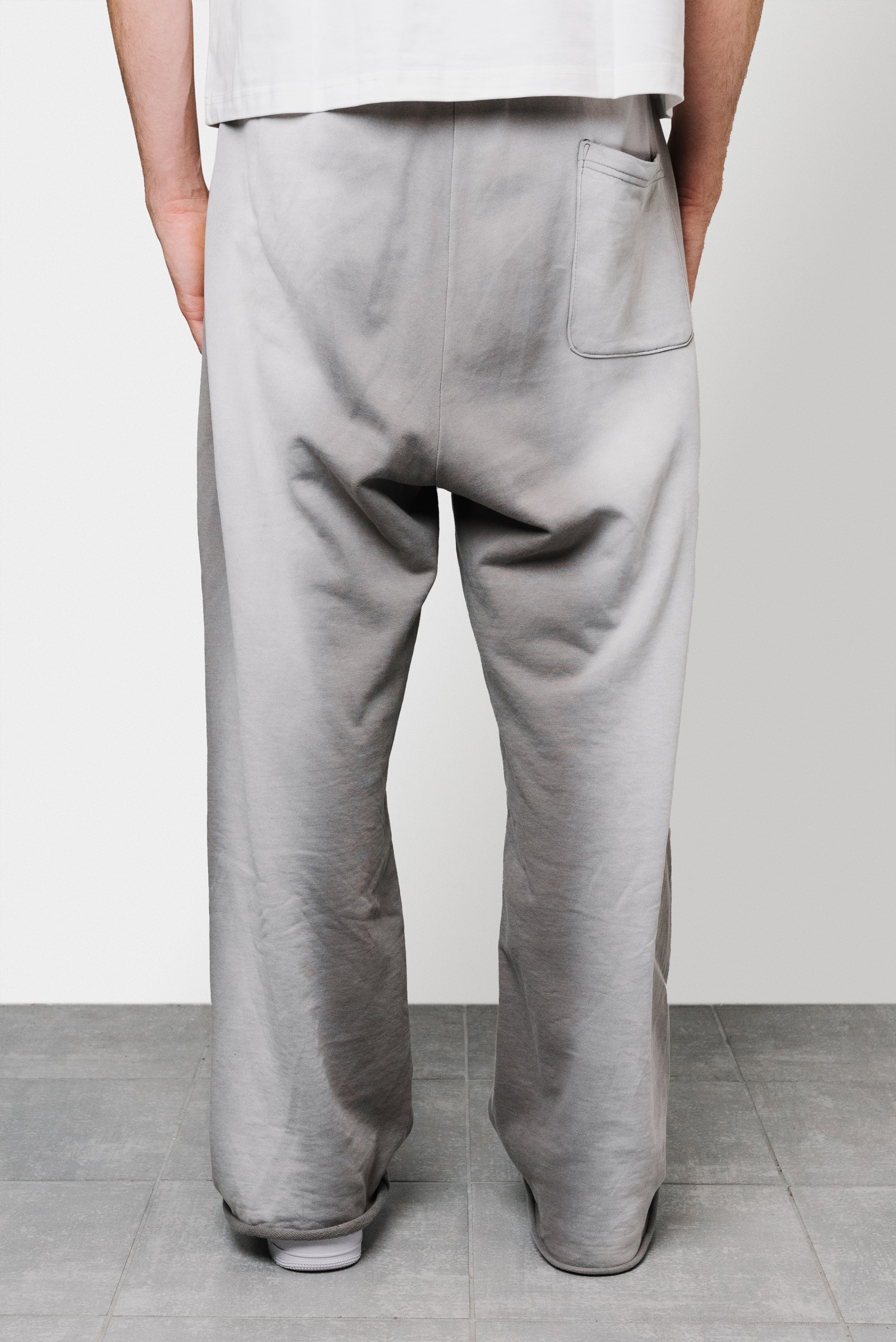 THE ACID WASH SPRAY PANTS GREY - Shoebuya Brand