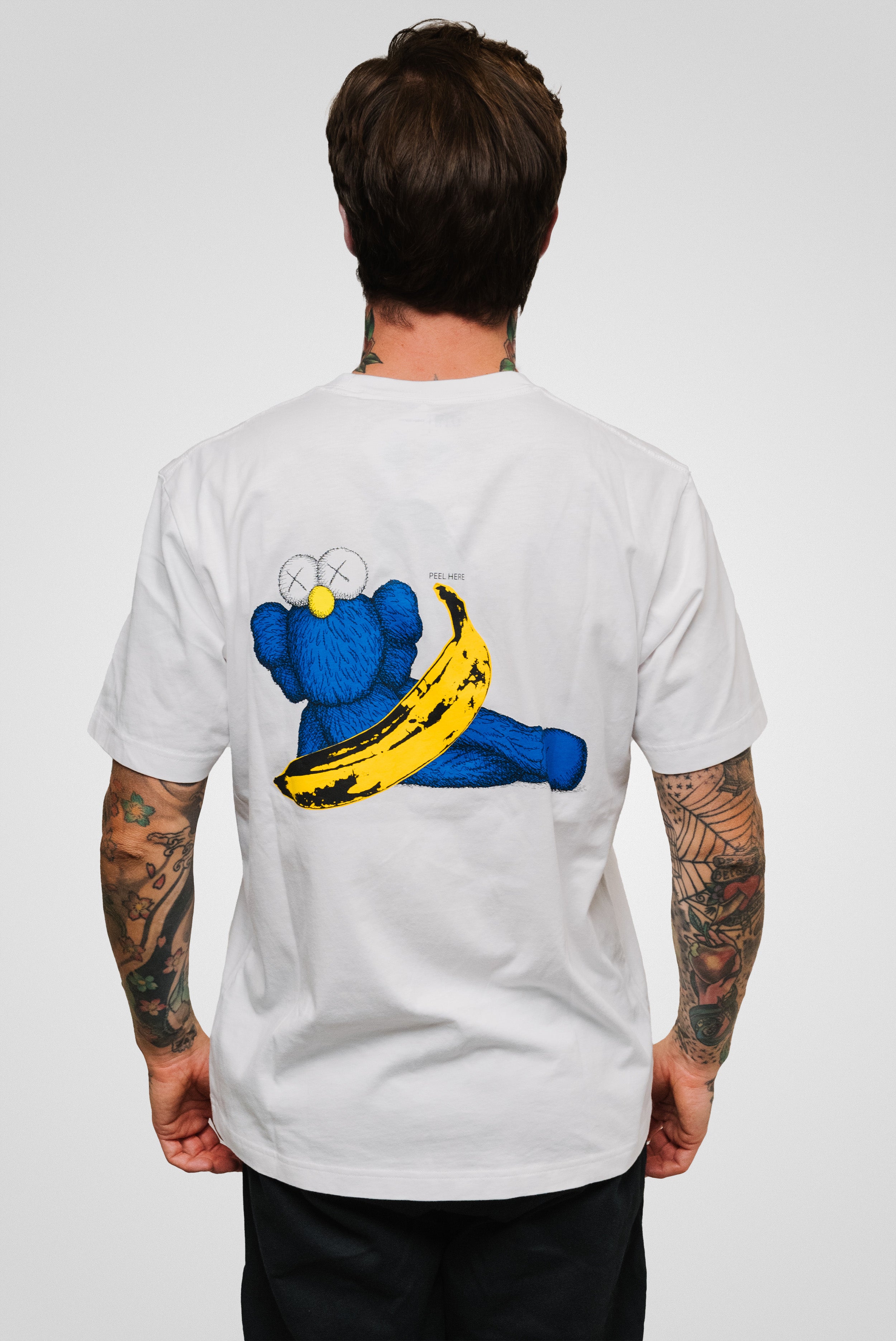 KAWS x Uniqlo Warhol UT Graphic 471321 T-shirt White/blue