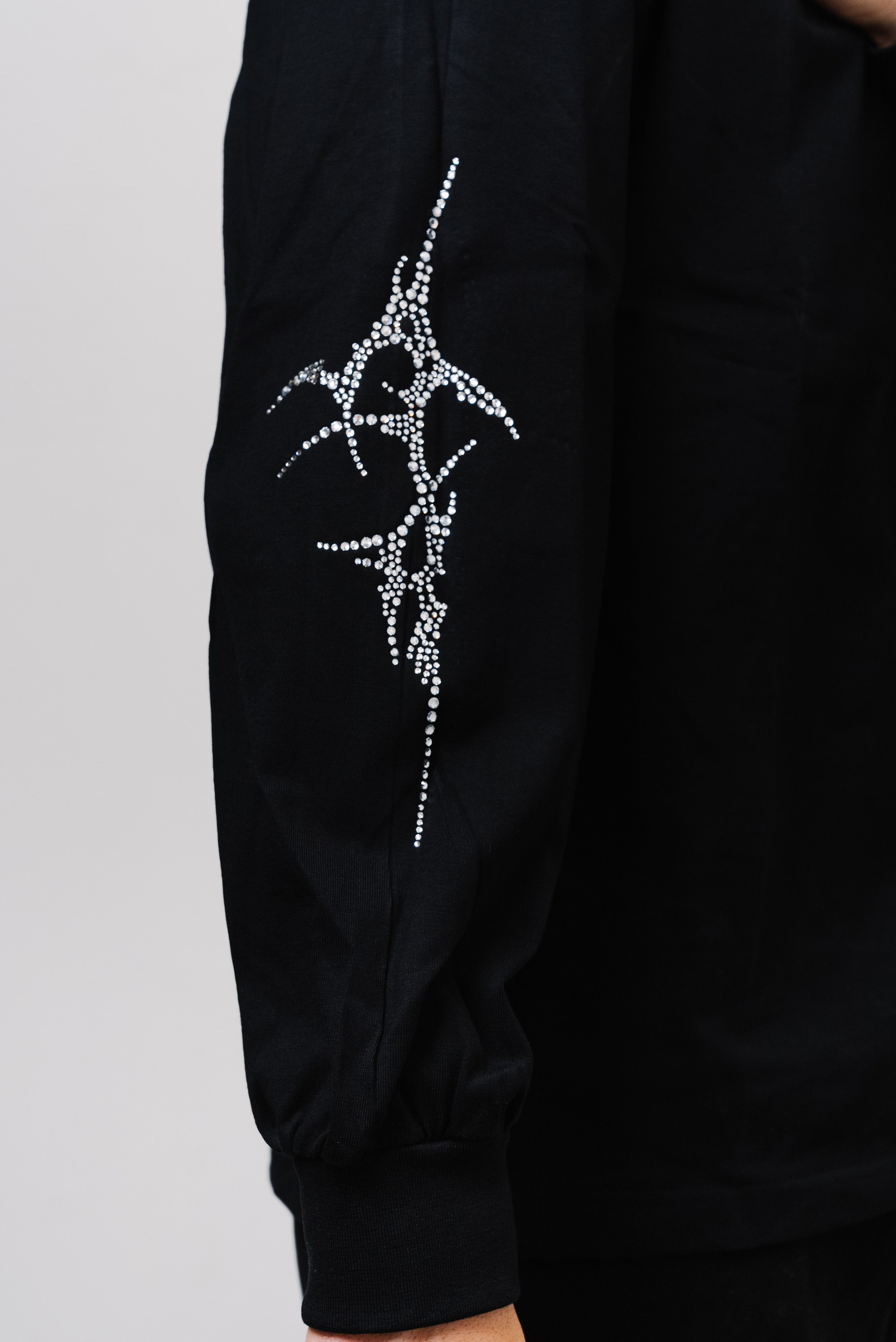 SPARCKLY LONGSLEEVE BLACK - Noissey Brand