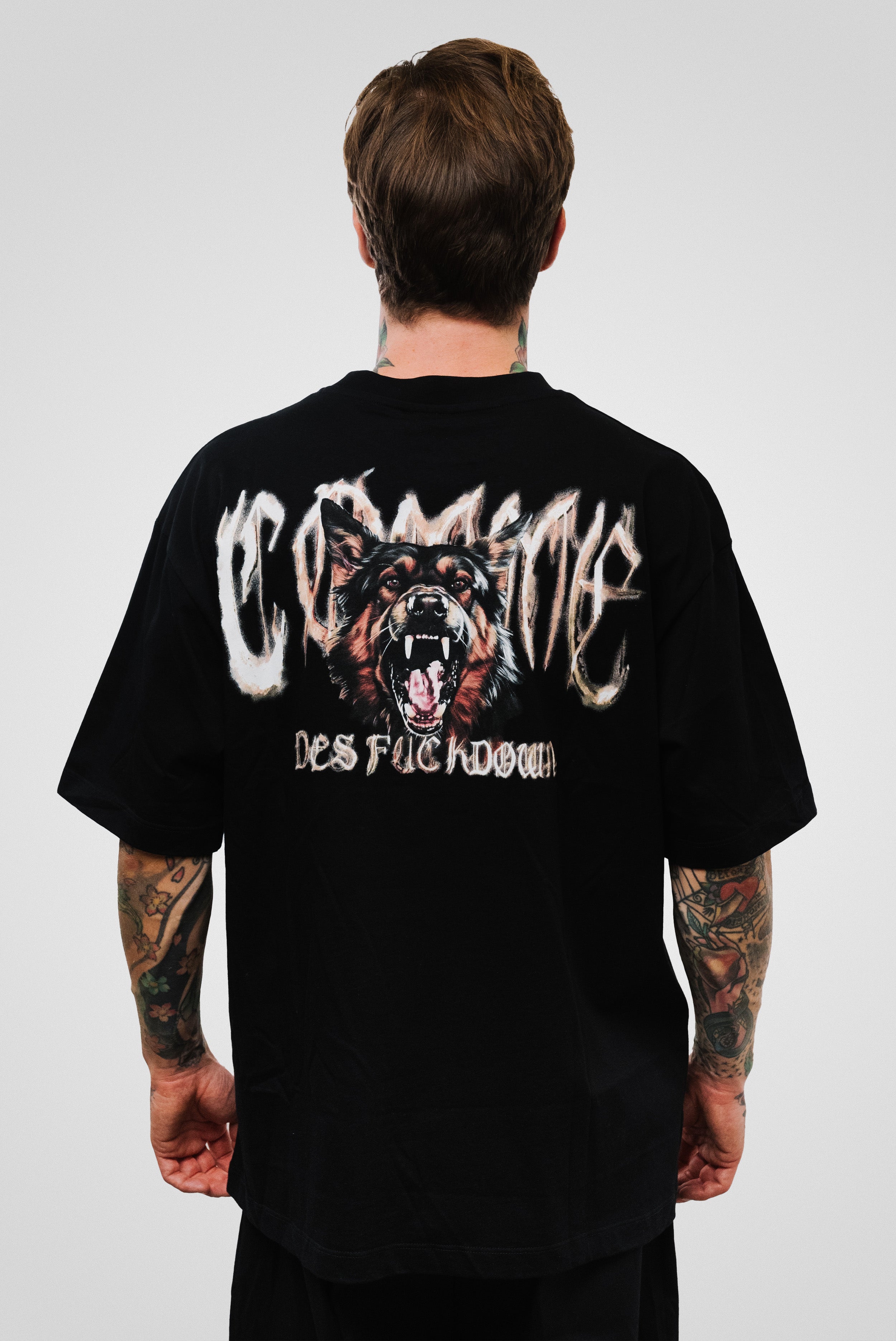 WOLF TEE BLACK - Comme Des Fuckdown