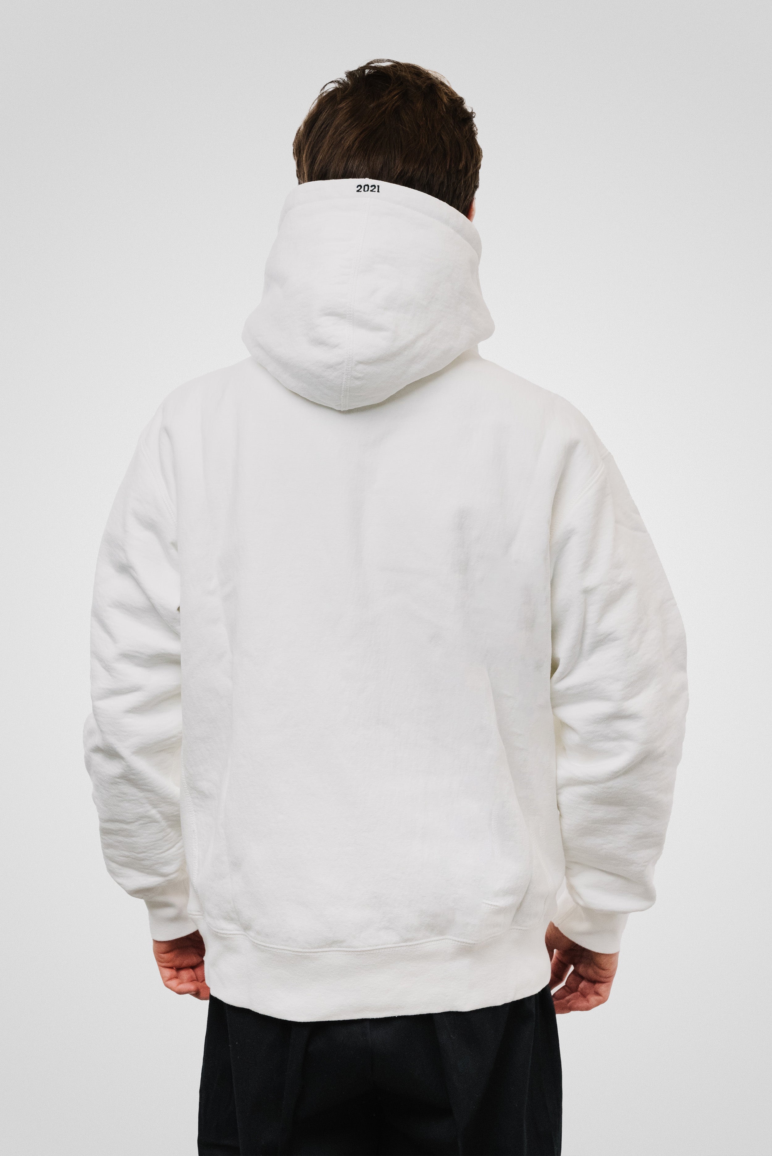SUPREME BOX LOGO HOODIE FW21 WHITE RED
