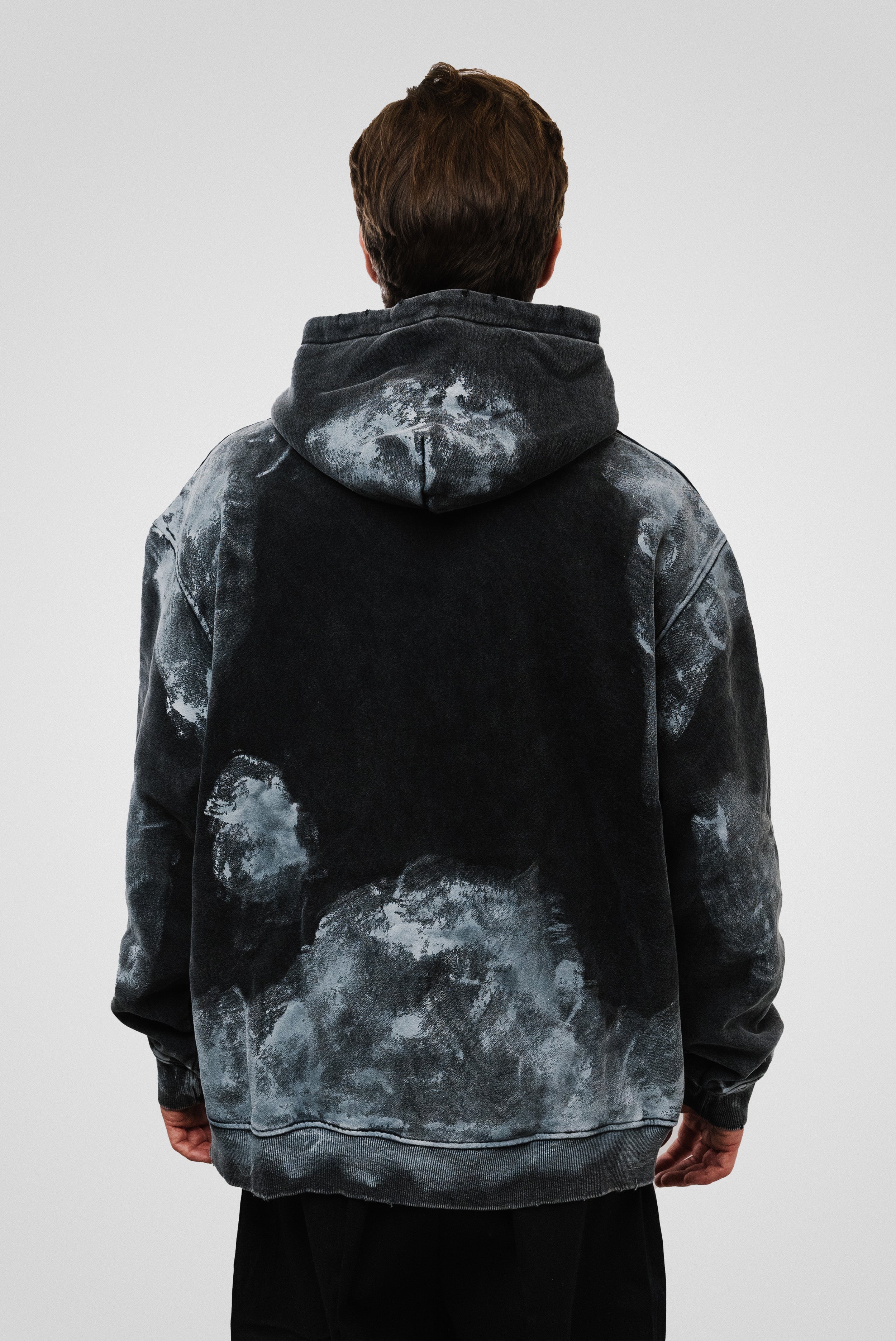 PAINT HOODIE BLACK - Shoebuya Brand