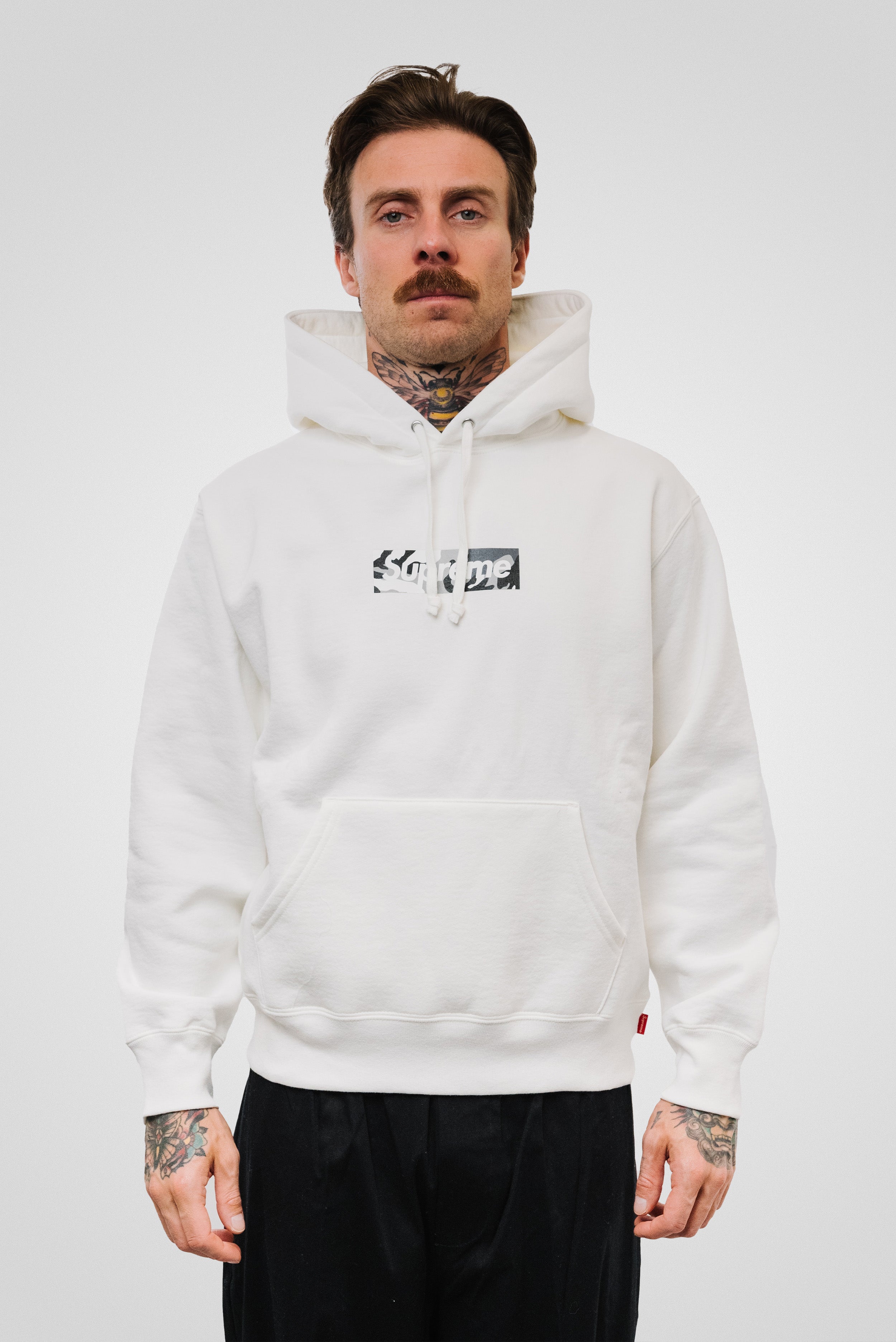 SUPREME MIAMI BOX LOGO HOODIE SS25 WHITE