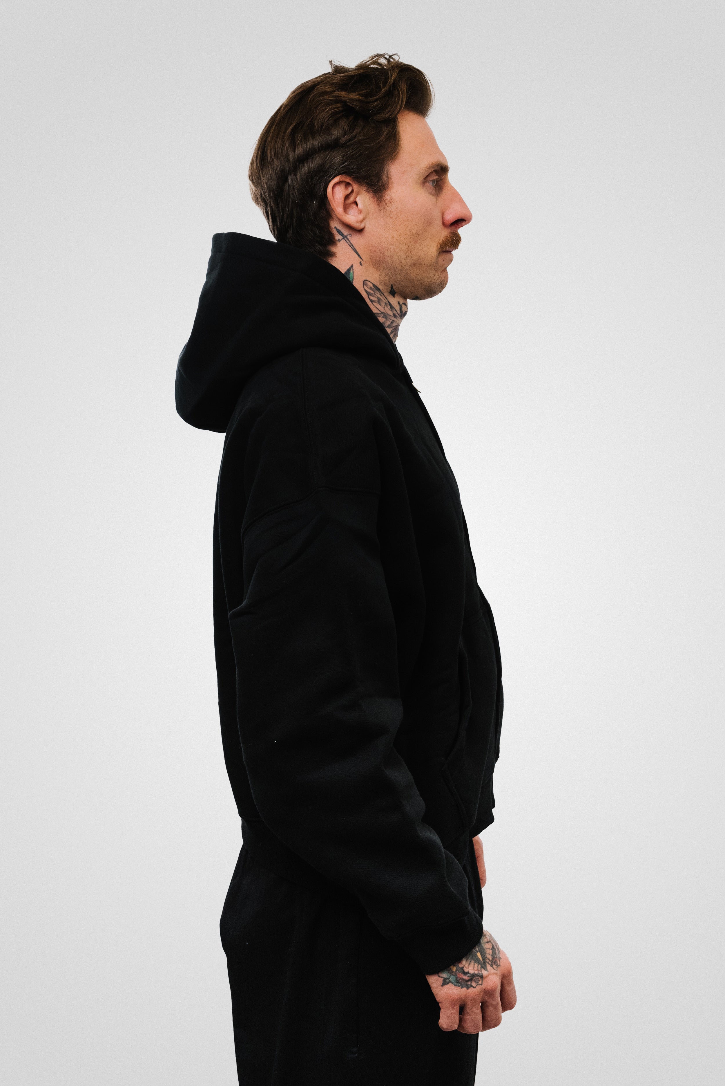 BASIC ZIP HOODIE - Shoebuya Brand