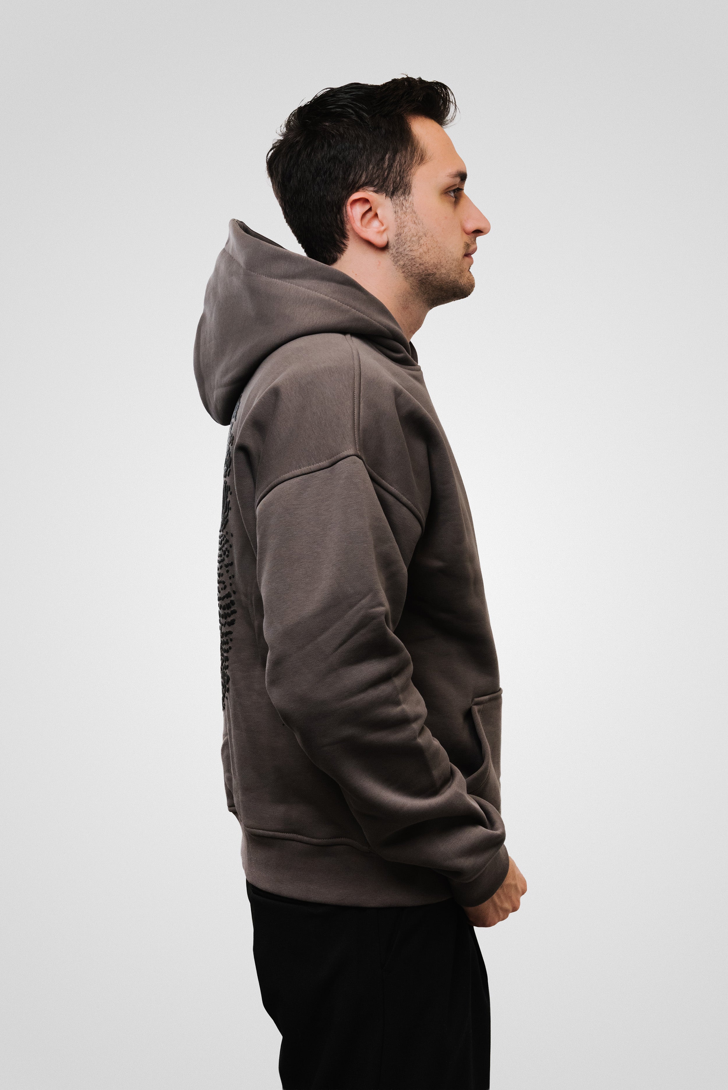 ID HOODIE GREY - Comme Des Fuckdown